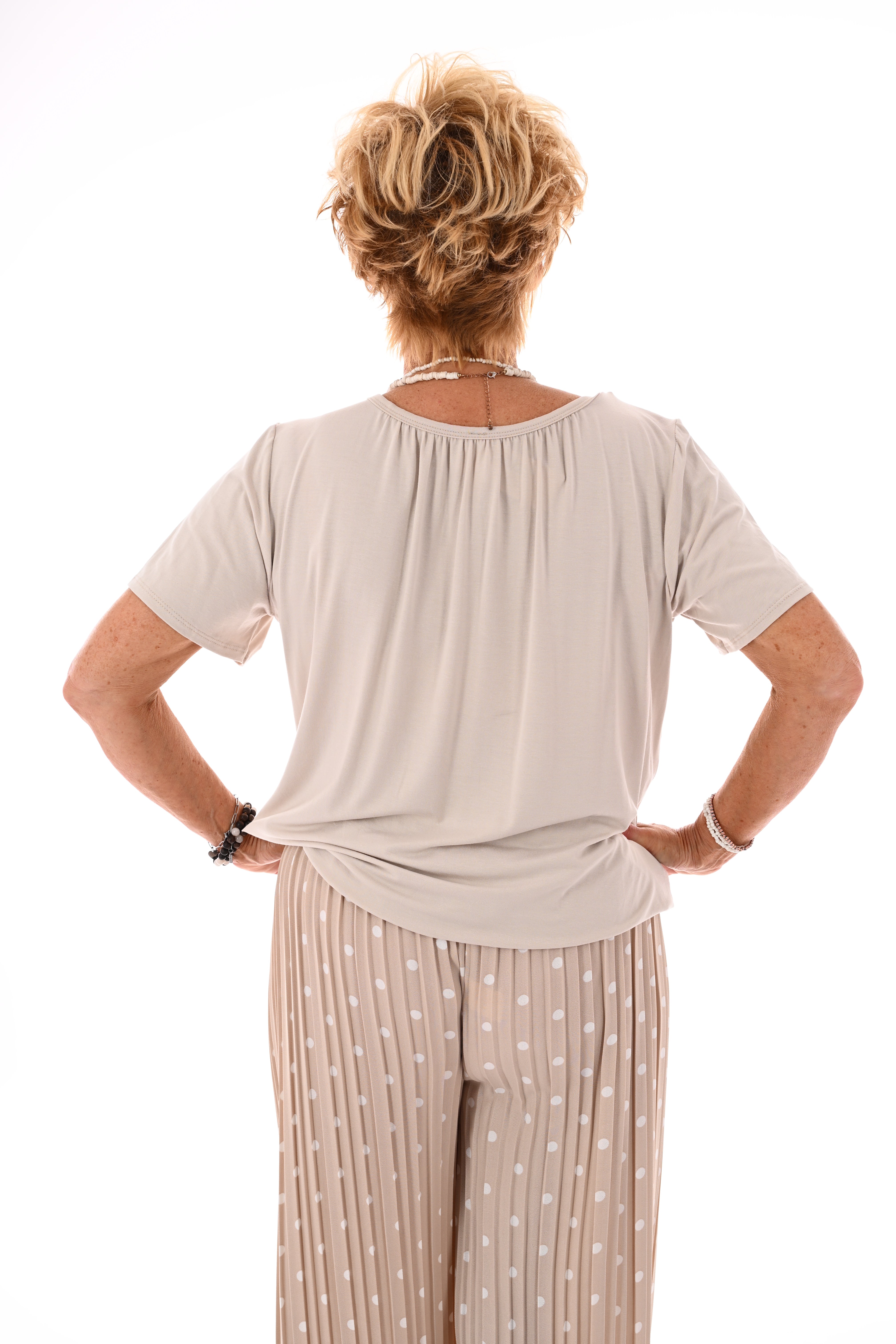 Basic top uni beige