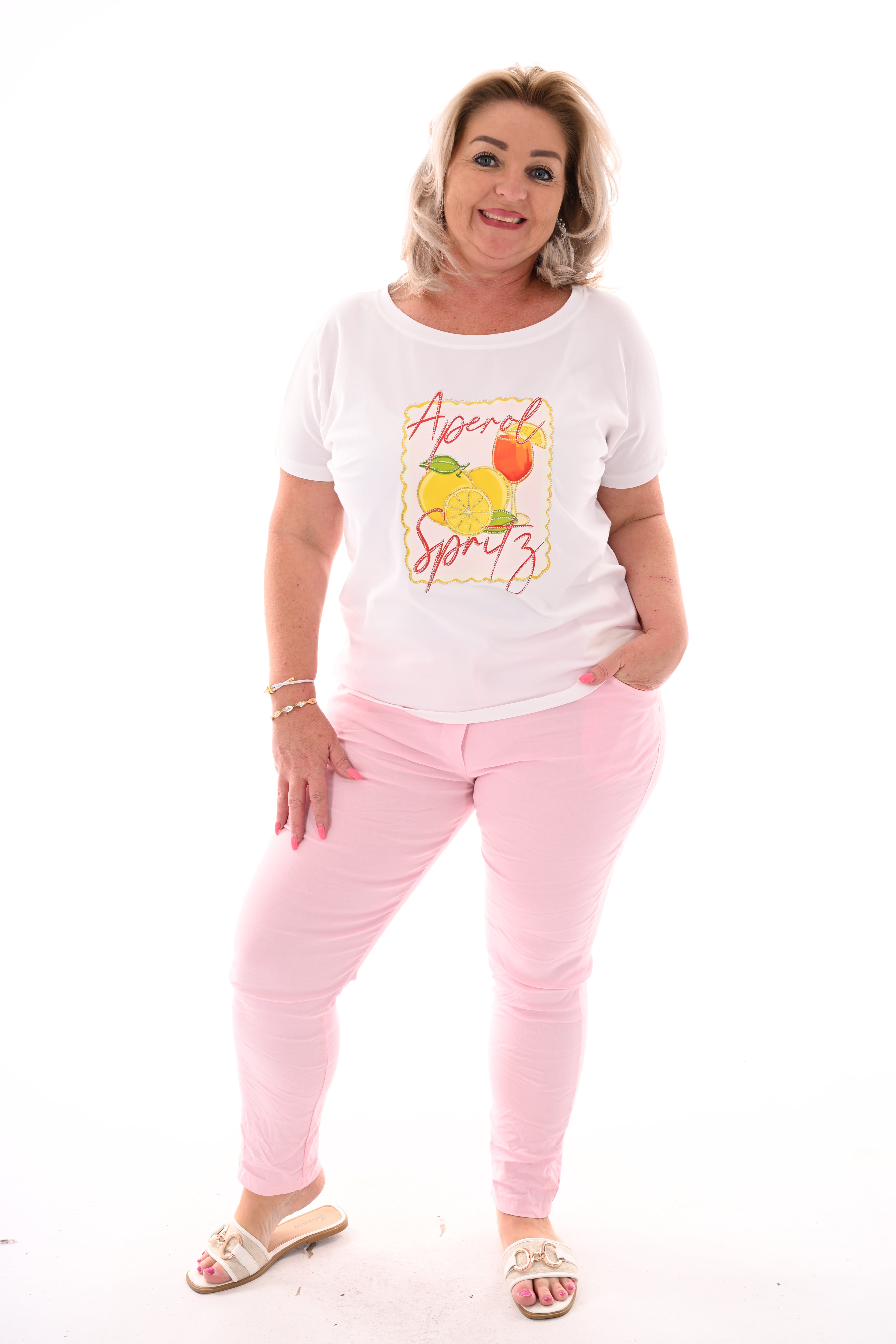 T-shirt aperol oranje