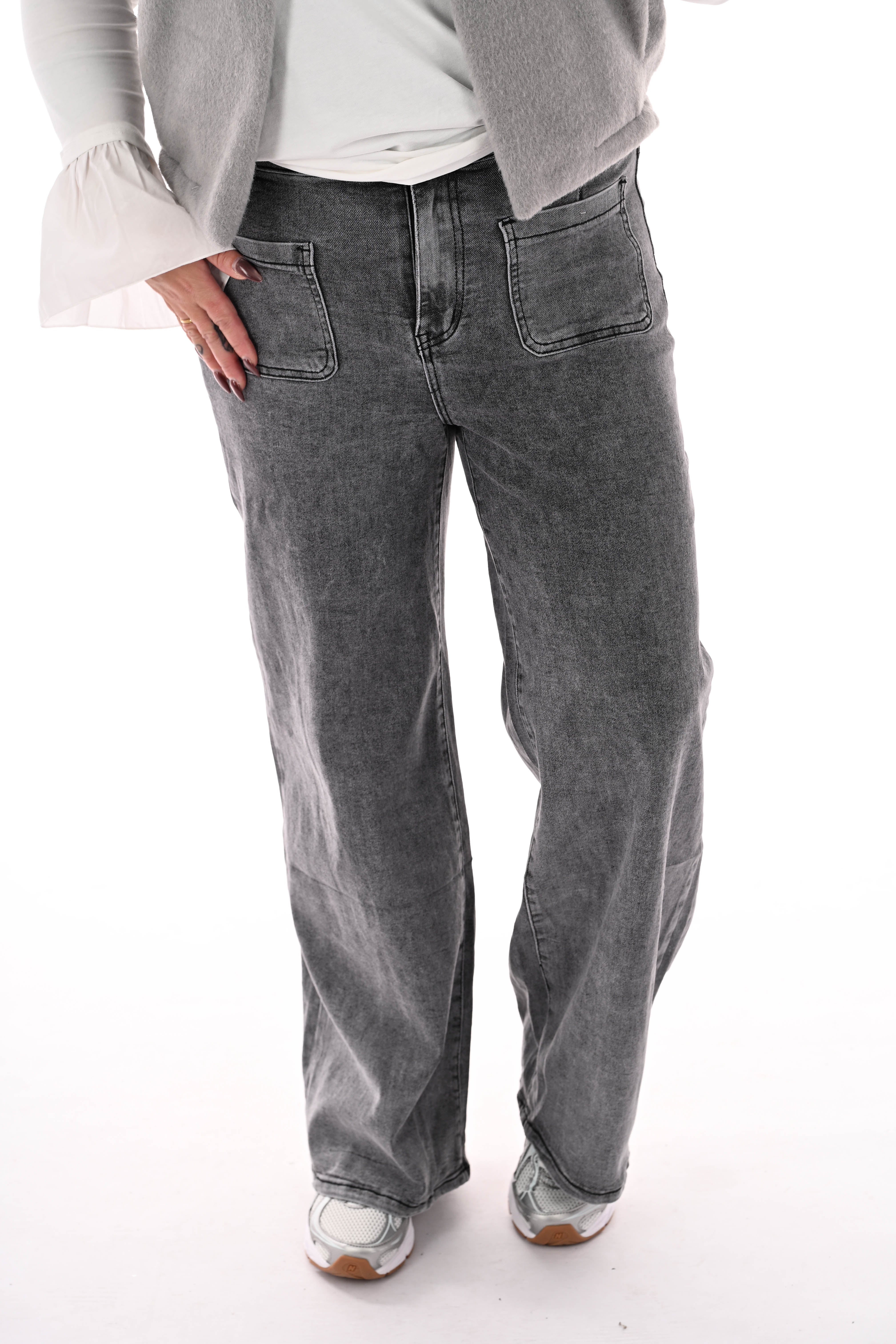 Redberry wide leg grijs