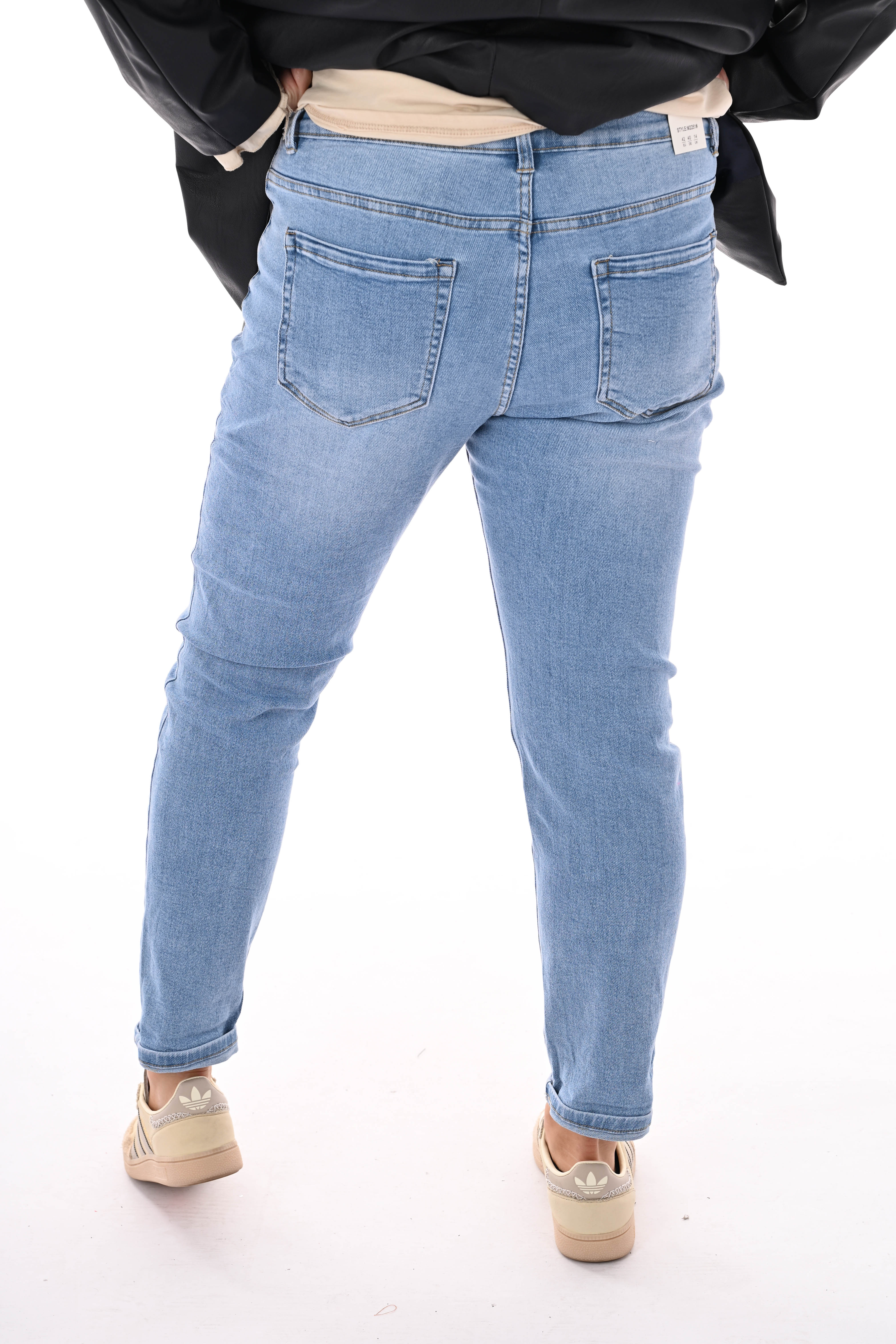 G-smack mom fit lichtblauw