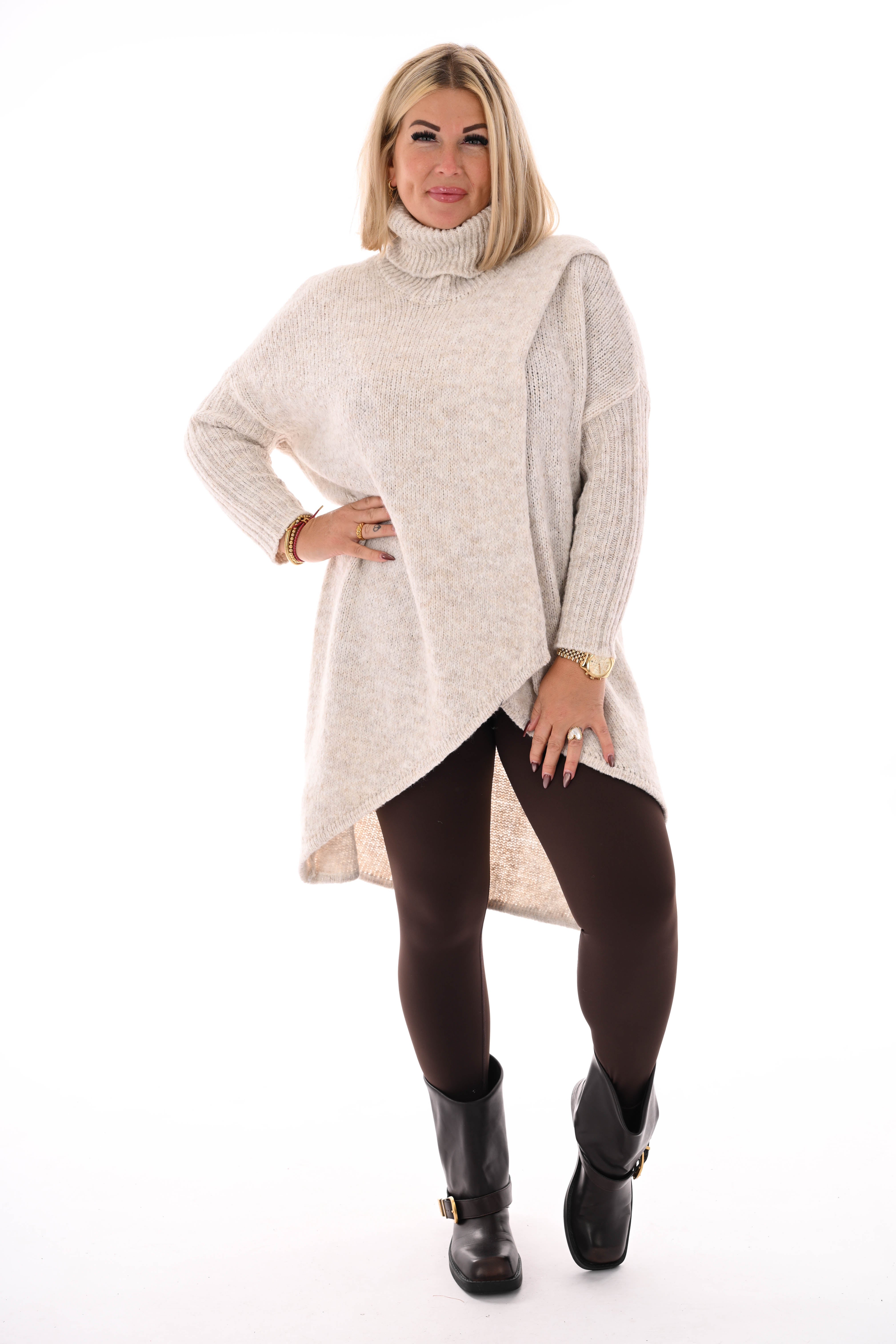 Overslag coltrui beige