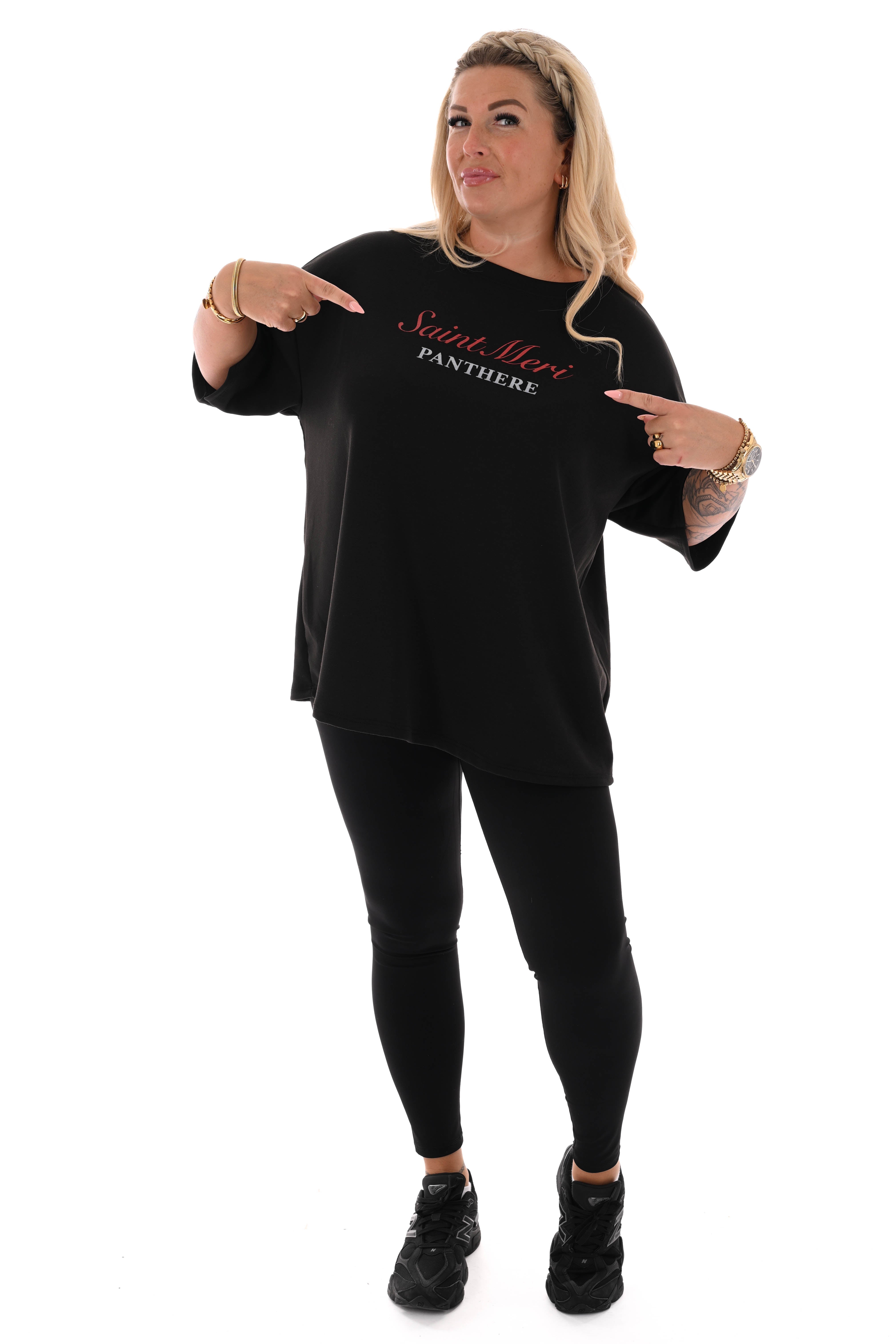 T-shirt Saint Meri zwart