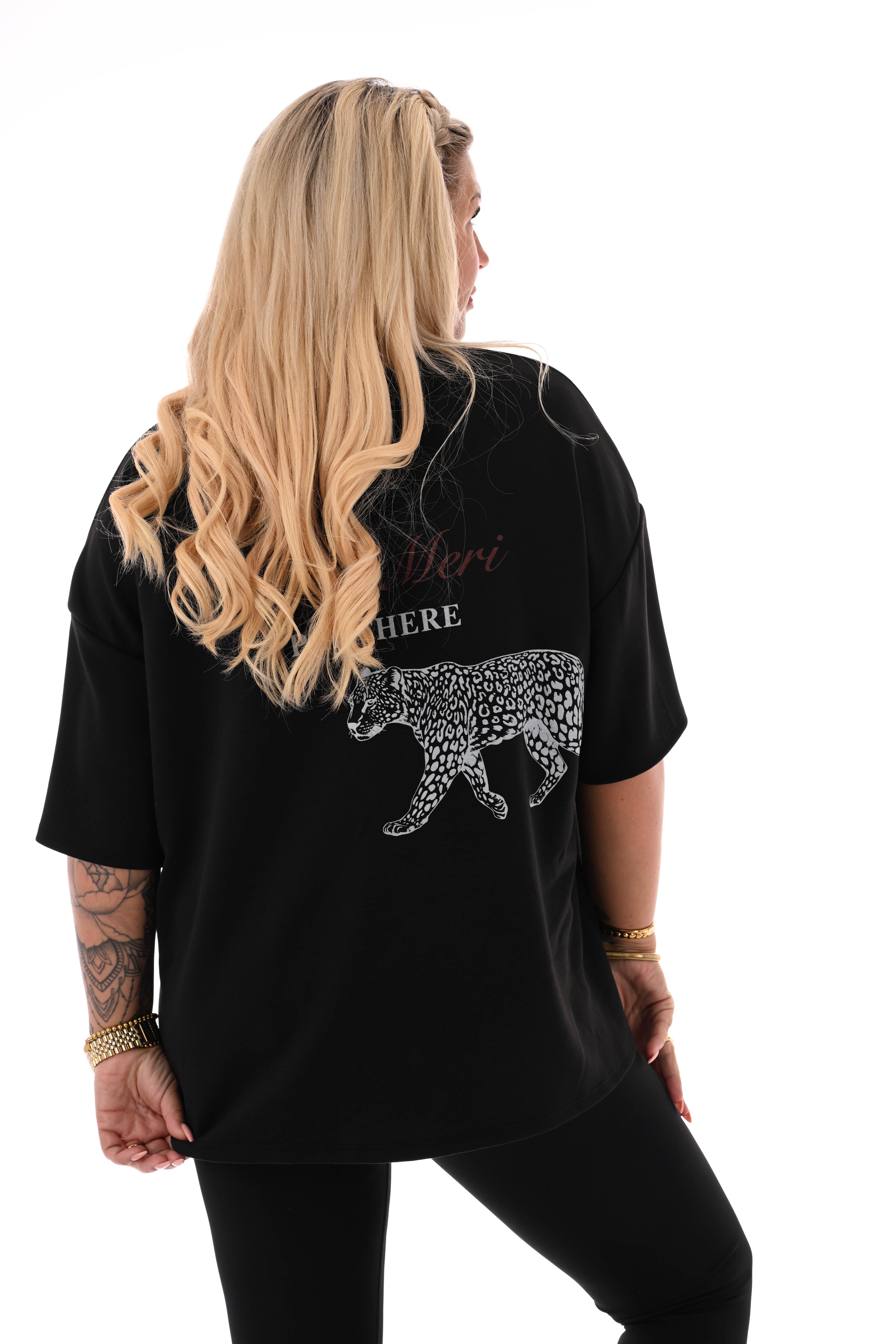 T-shirt Saint Meri zwart