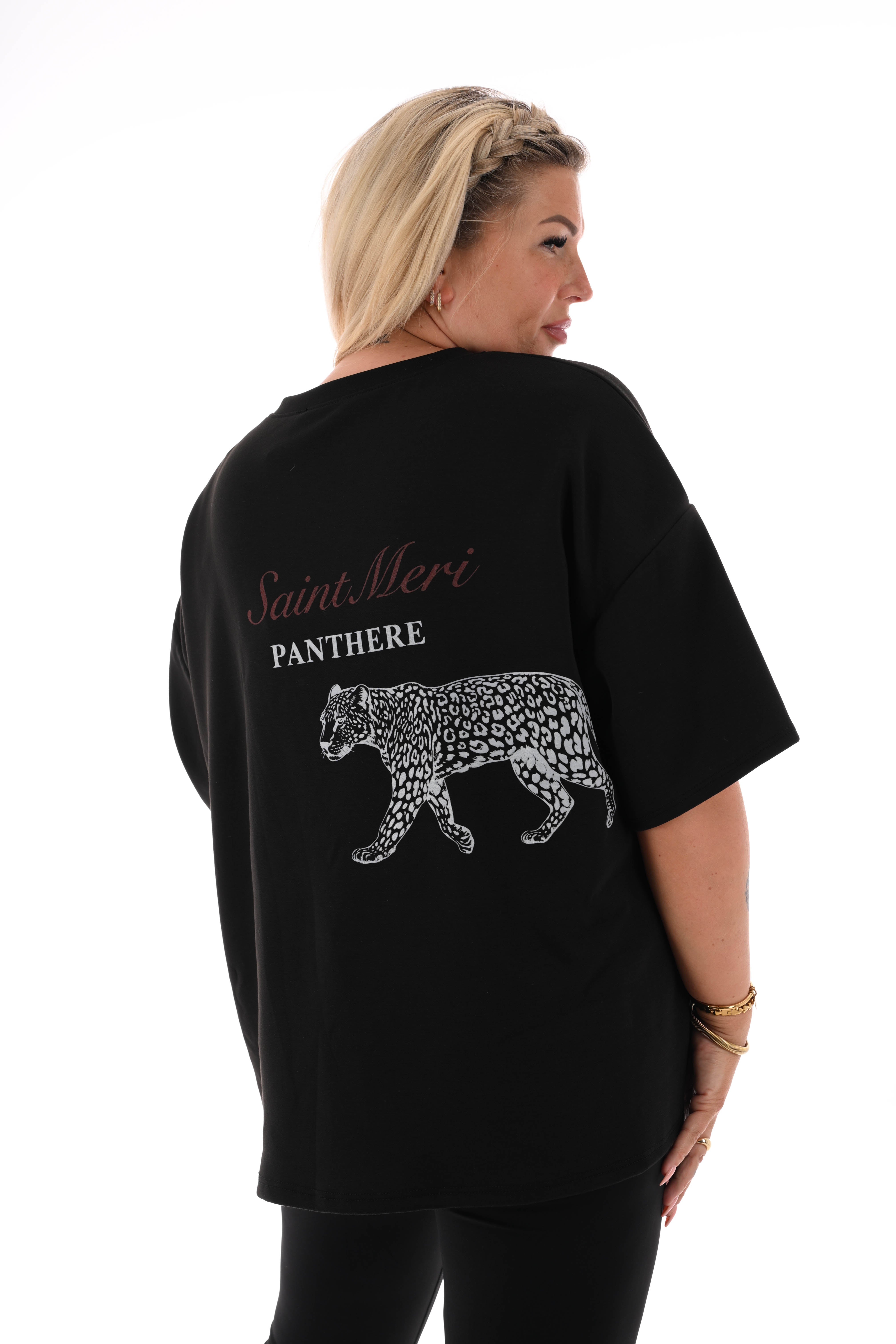 T-shirt Saint Meri zwart
