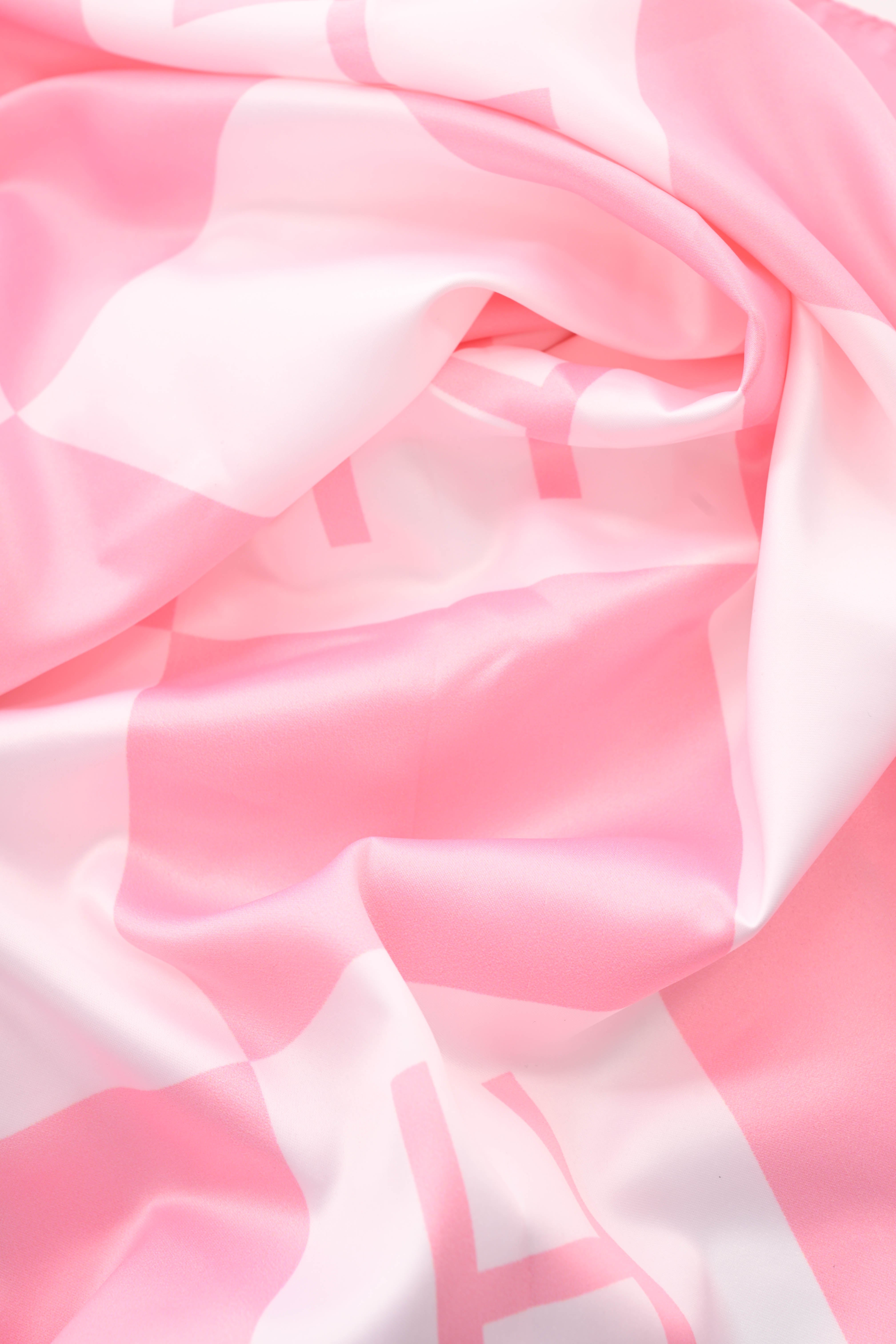 Kort sjaaltje squares lichtroze