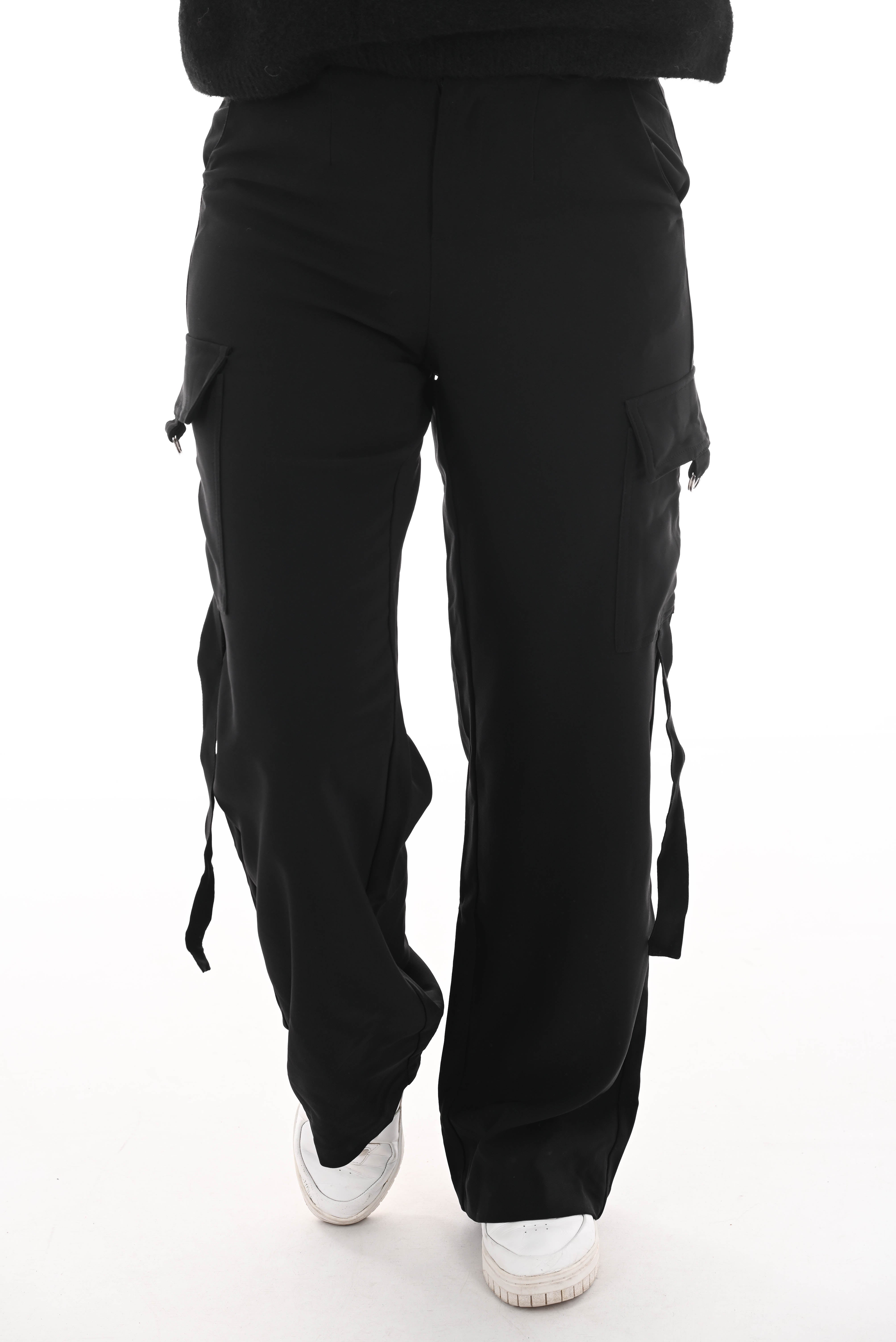 Pantalon broek cargo zwart