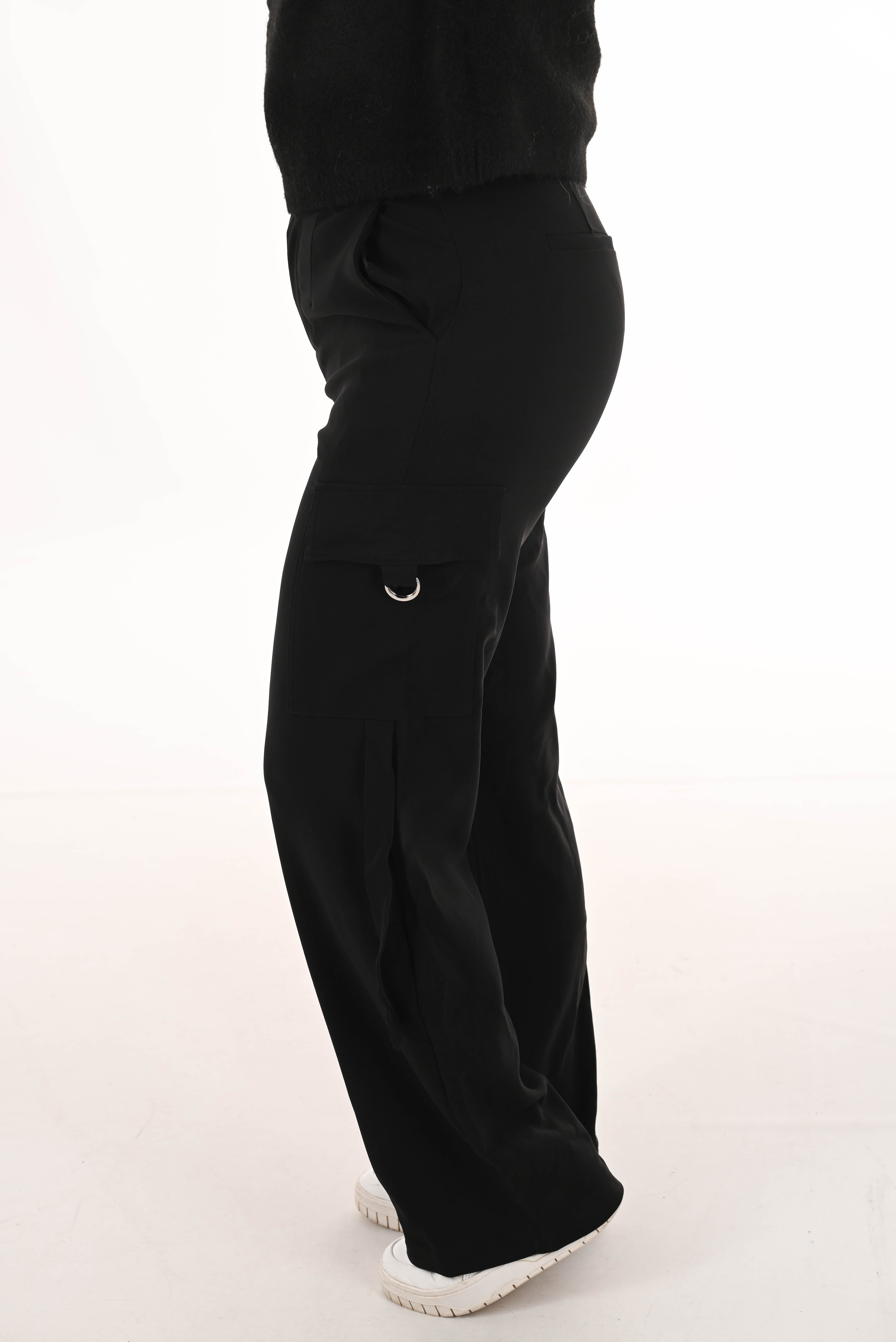 Pantalon broek cargo zwart