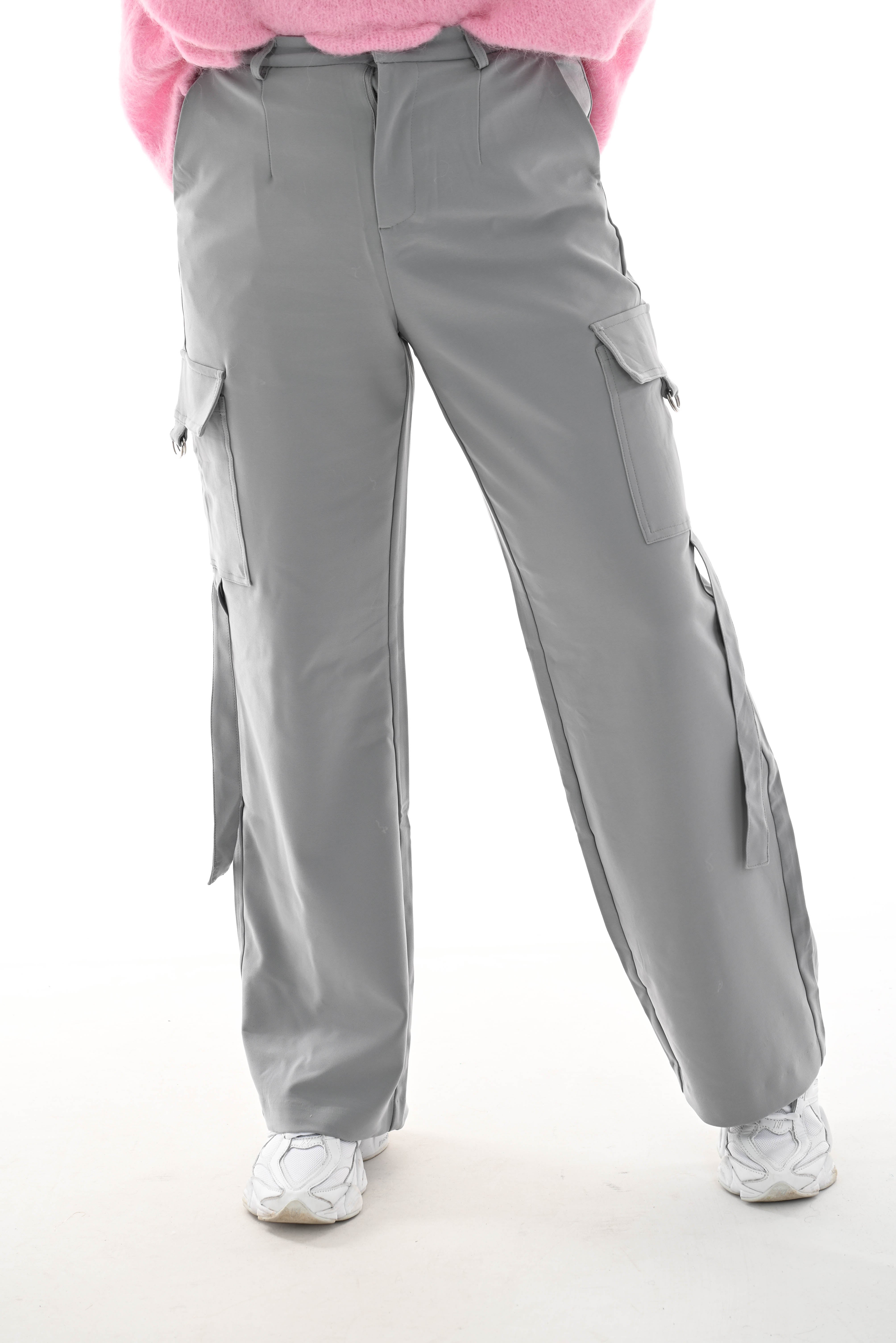 Pantalon broek cargo grijs
