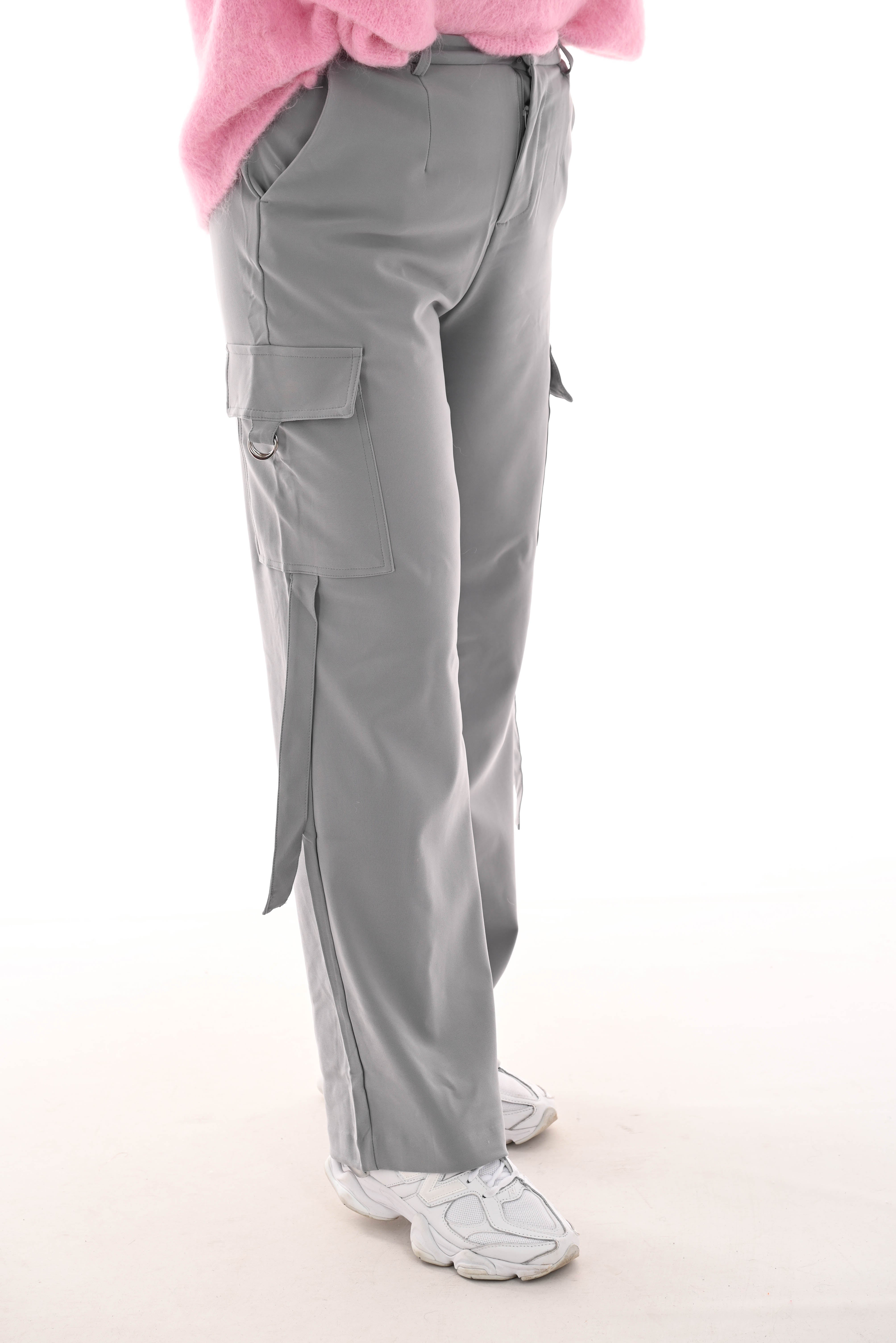 Pantalon broek cargo grijs
