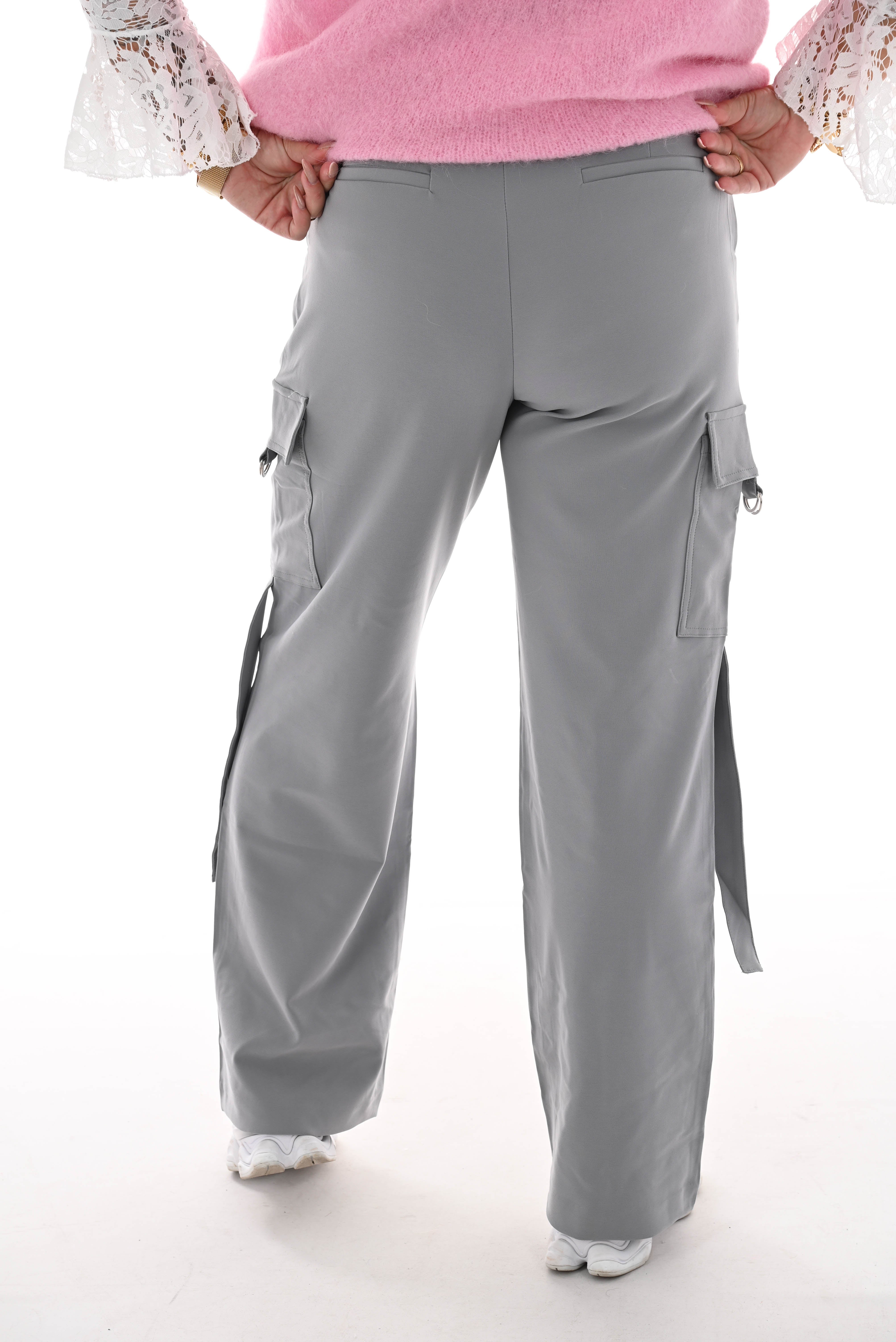 Pantalon broek cargo grijs