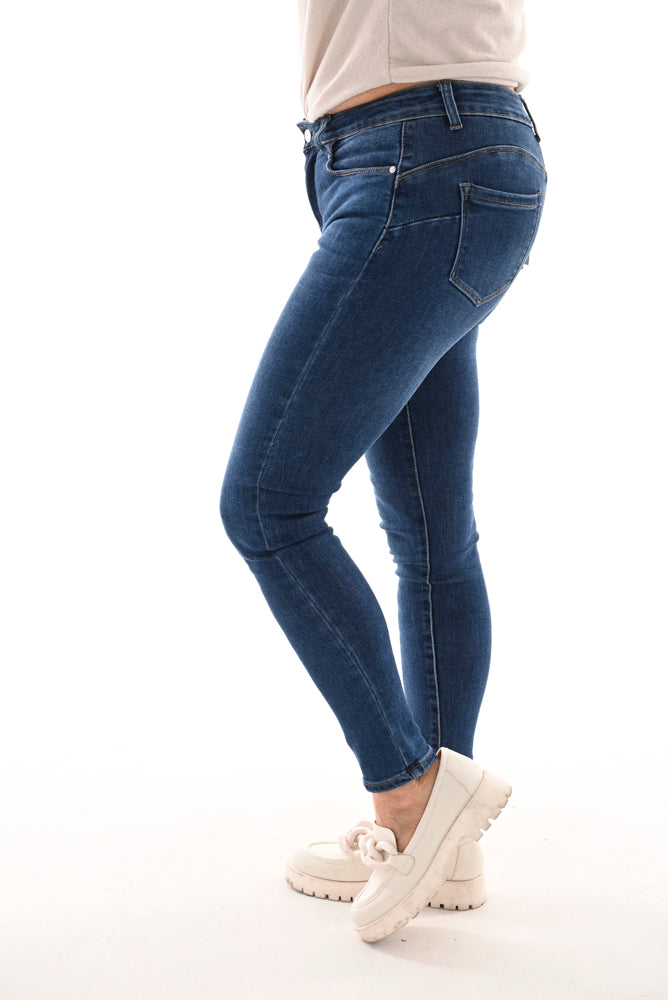 G-Smack push up donkere wassing blauw