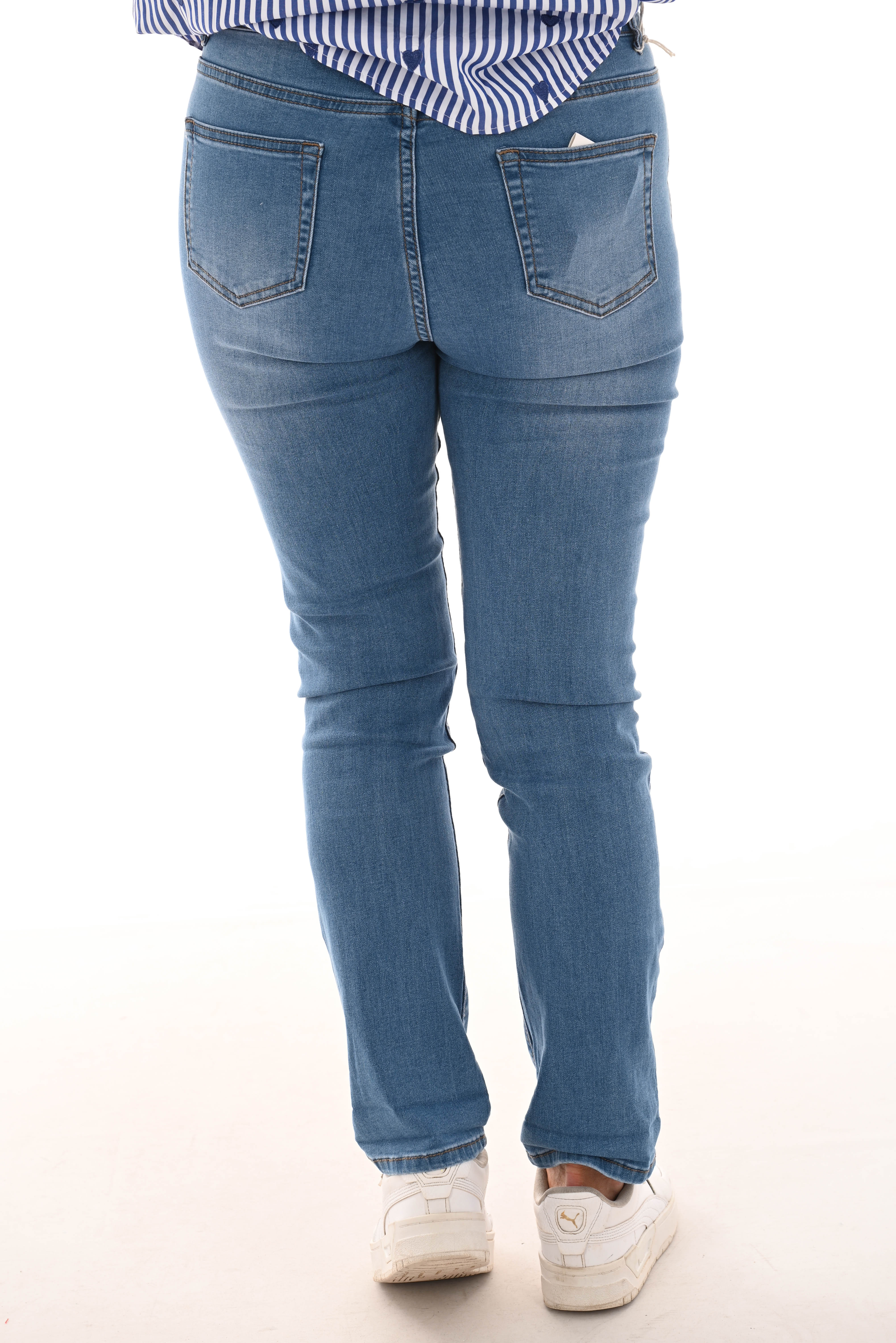 G-smack high waist skinny lichtblauw