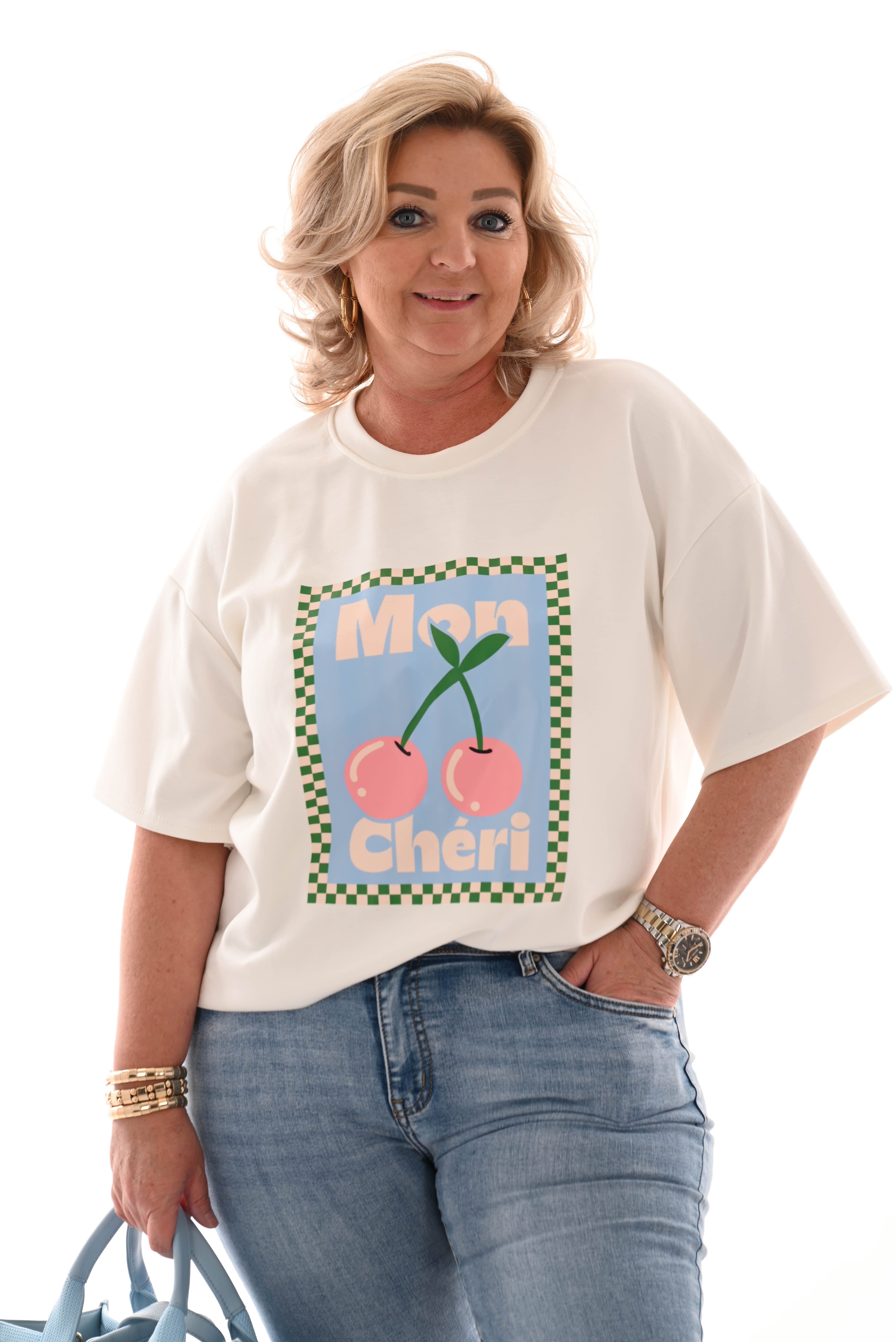 Sweater korte mouwen mon cheri