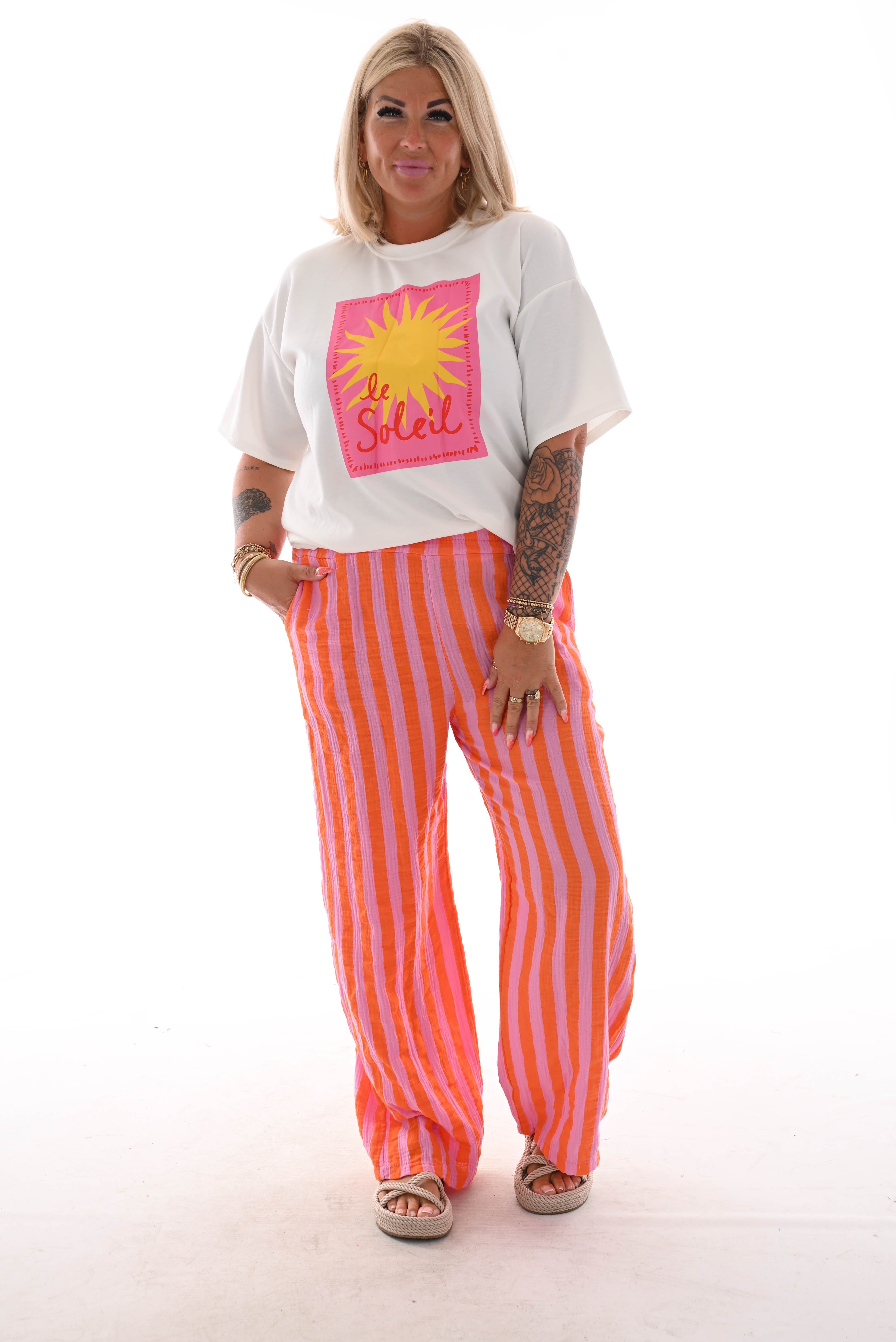 Sweater korte mouwen le soleil