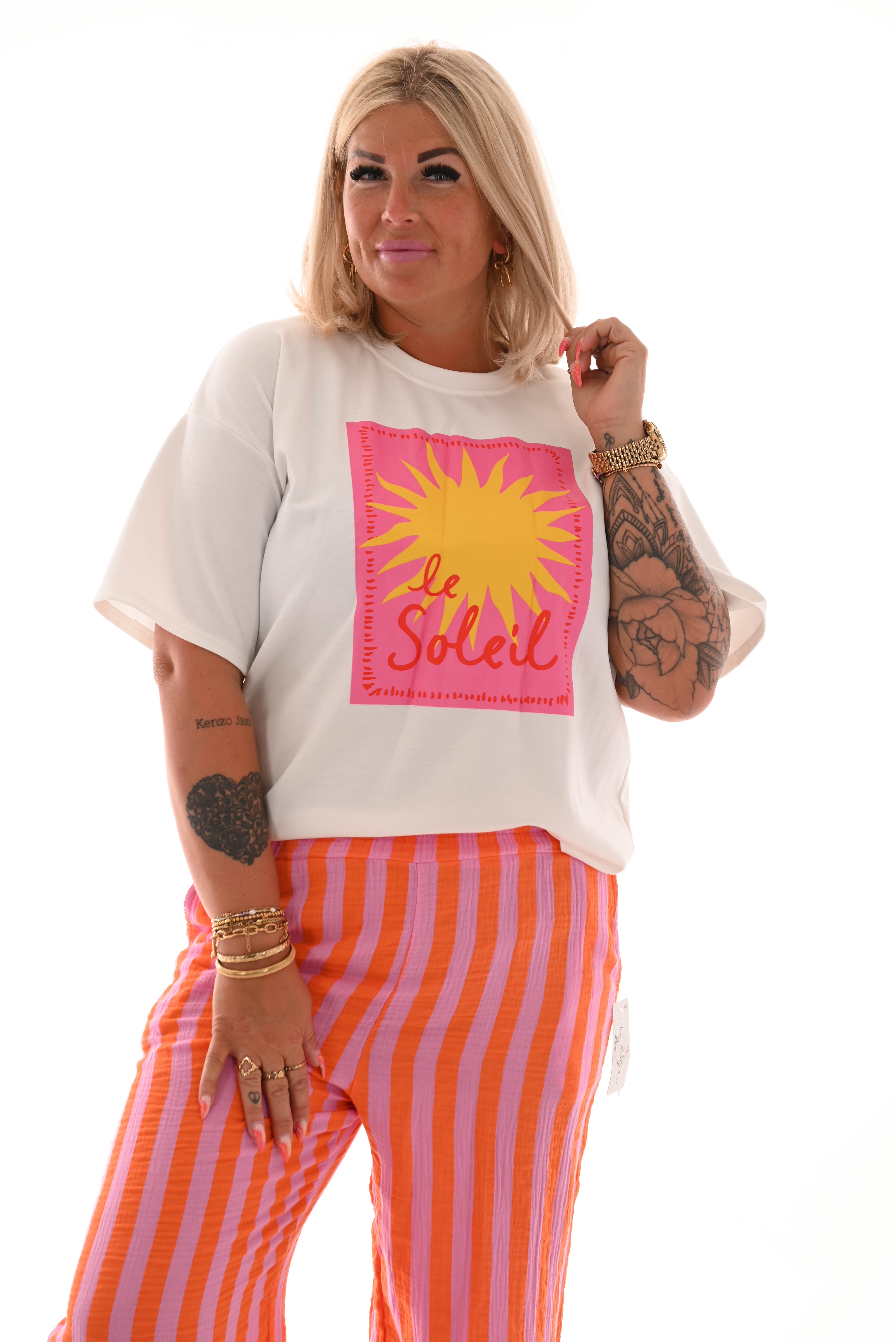 Sweater korte mouwen le soleil