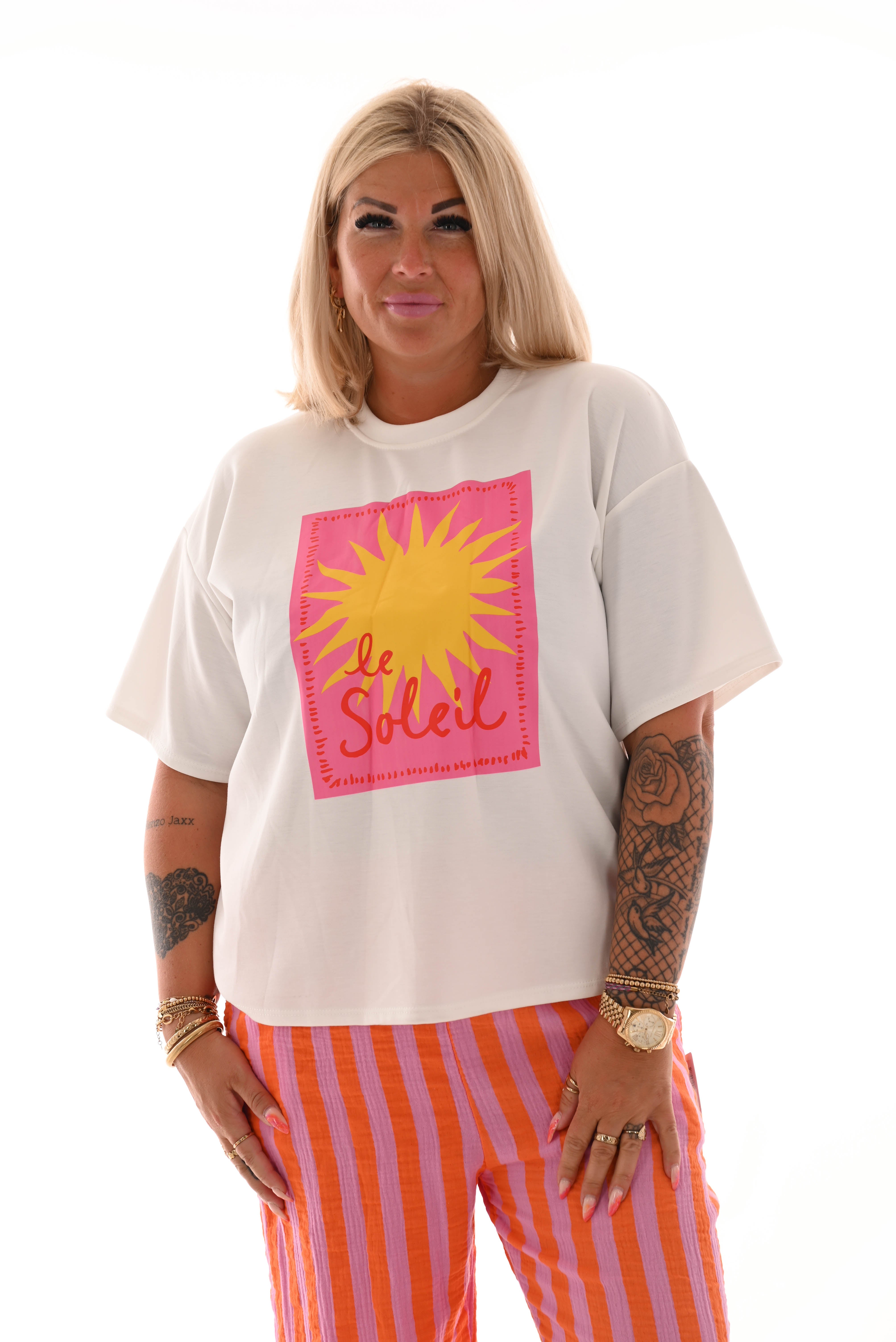 Sweater korte mouwen le soleil