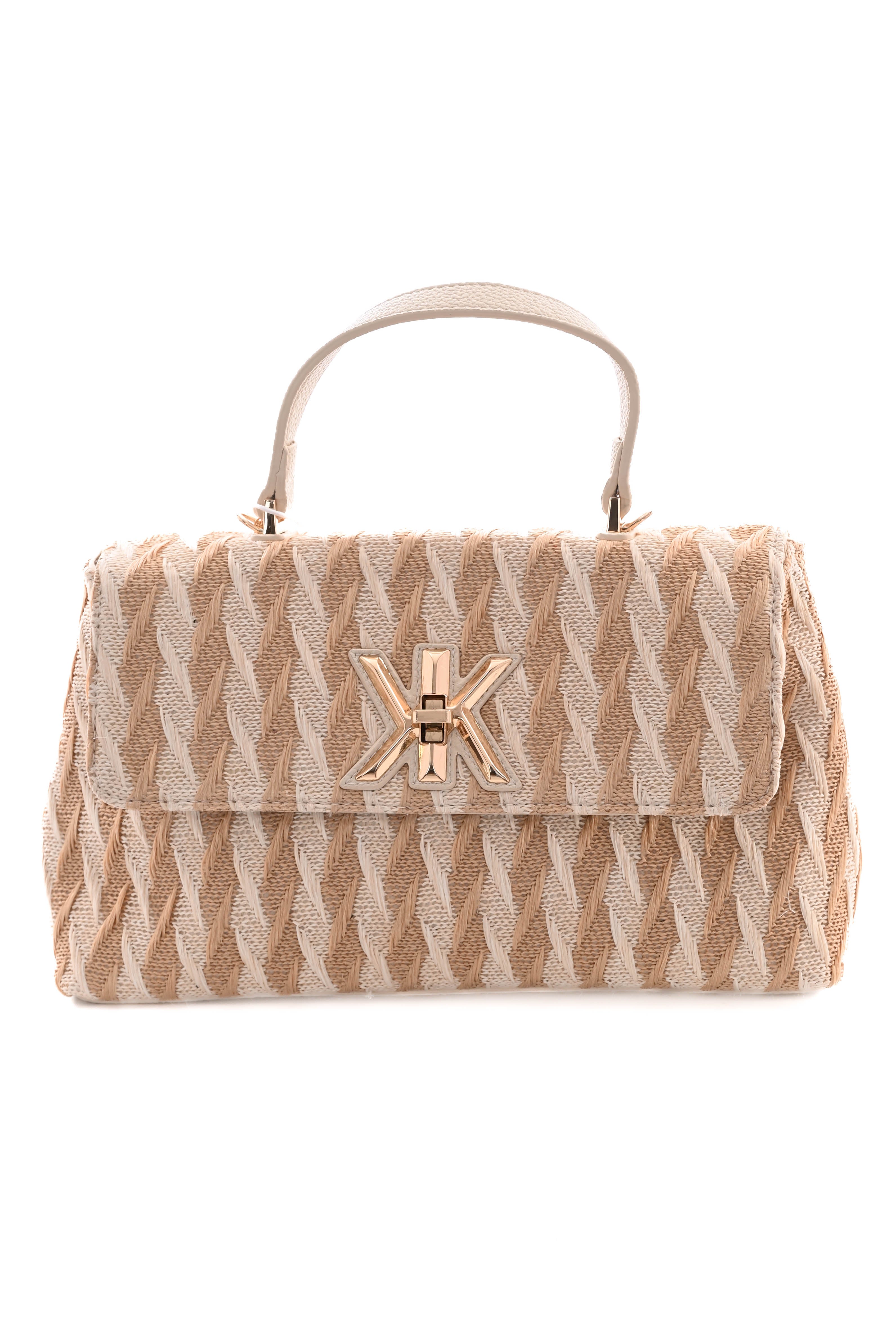 Crossbody tas beige