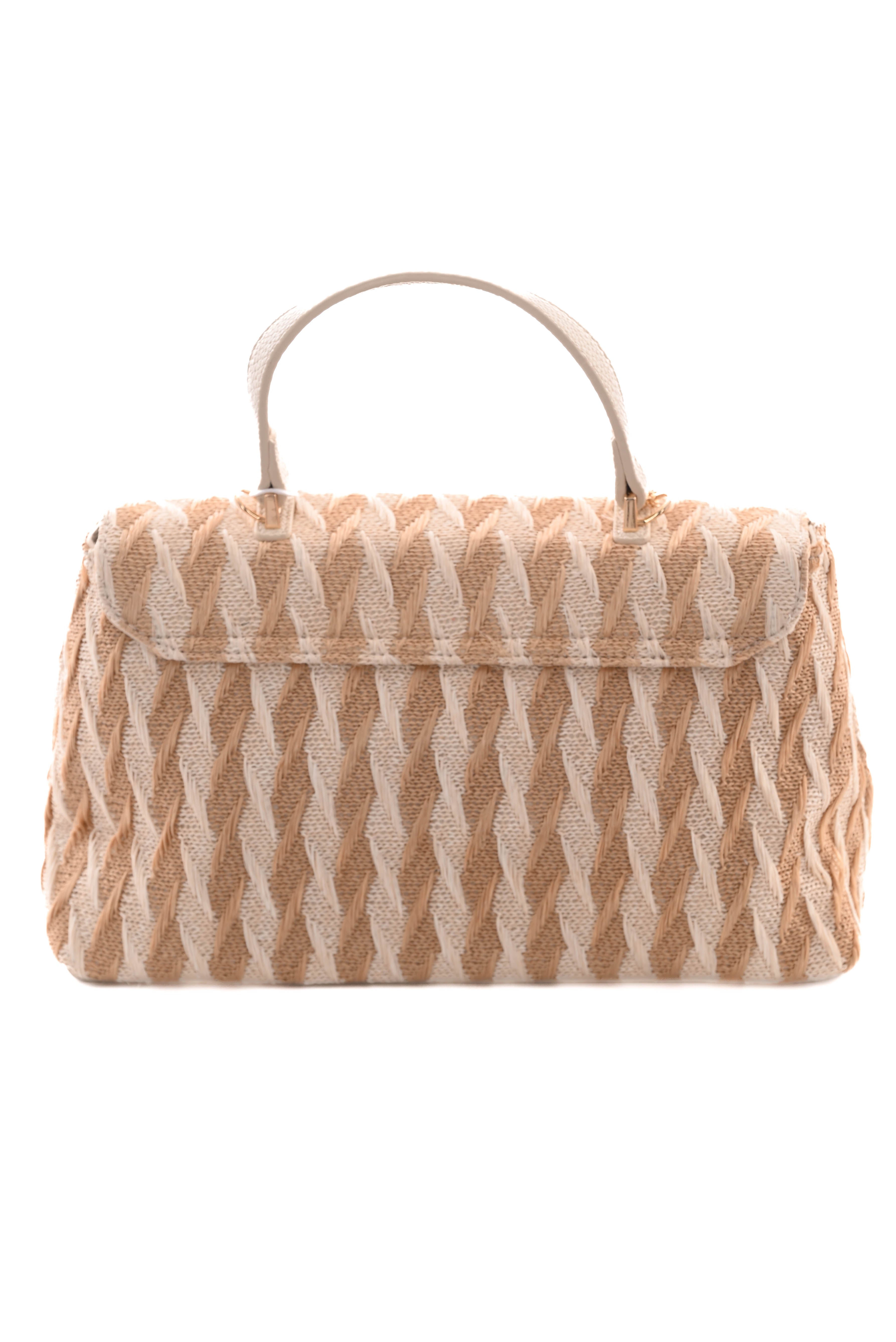 Crossbody tas beige