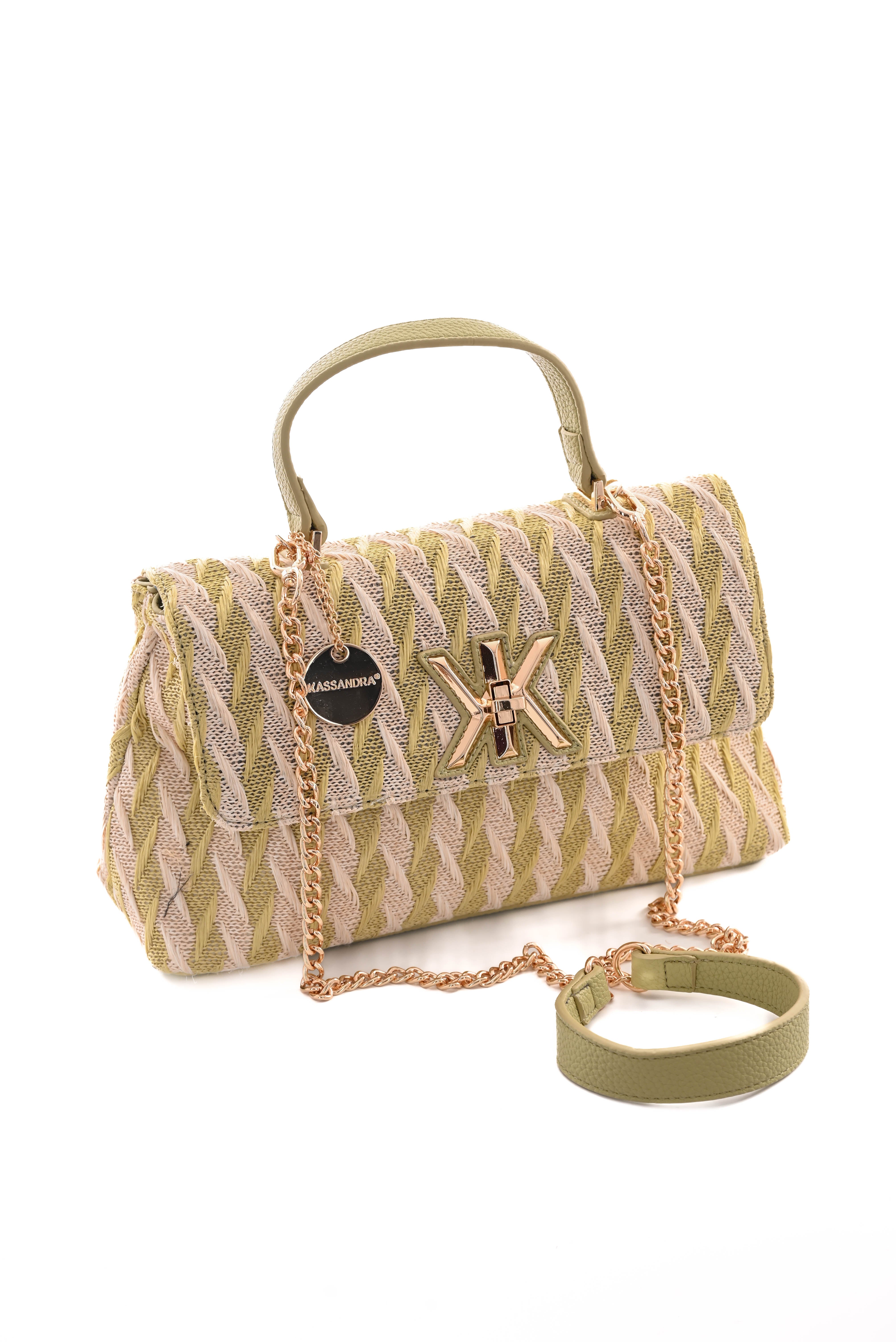 Crossbody tas pistache