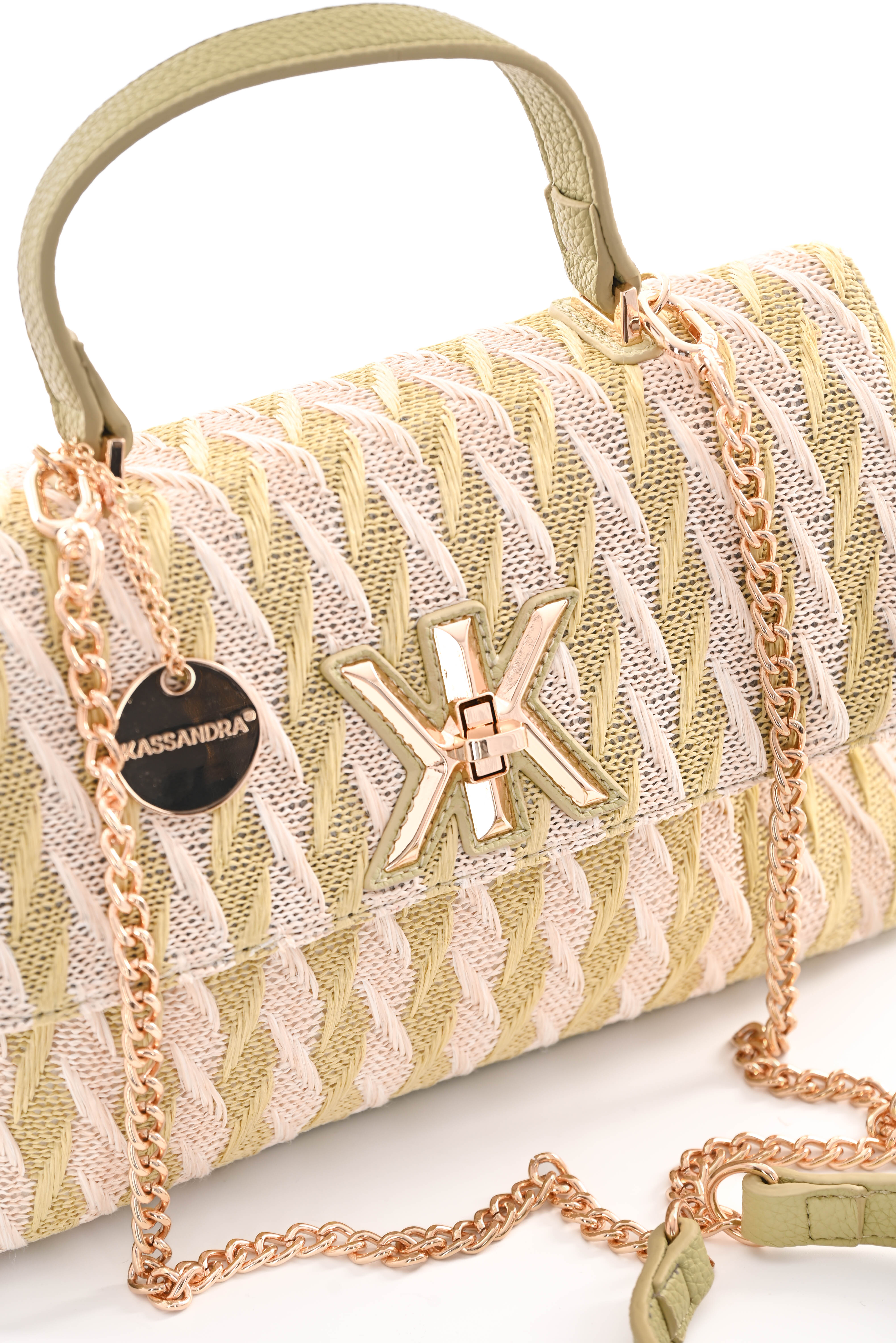 Crossbody tas pistache