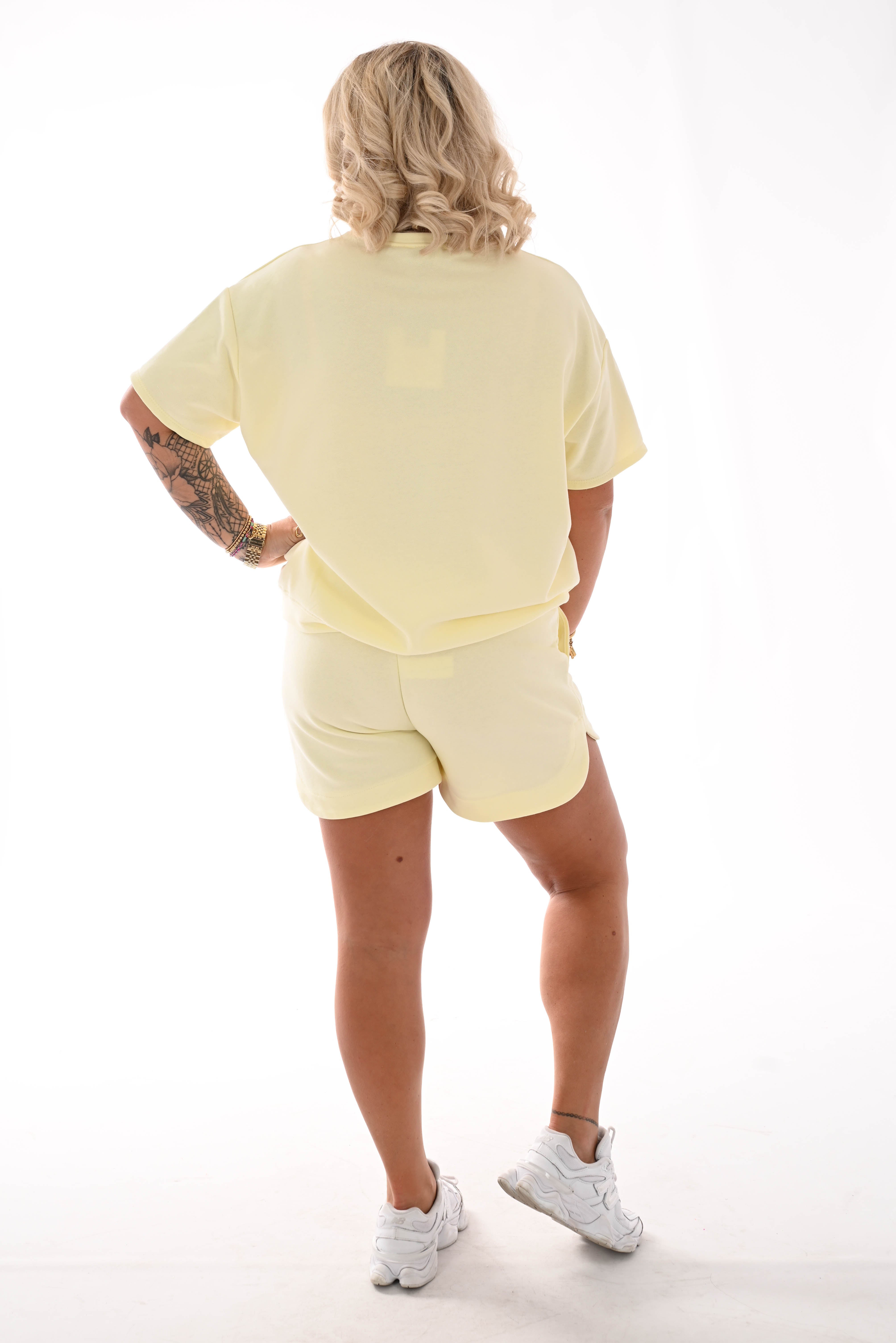 Twin set short Brooklyn lichtgeel