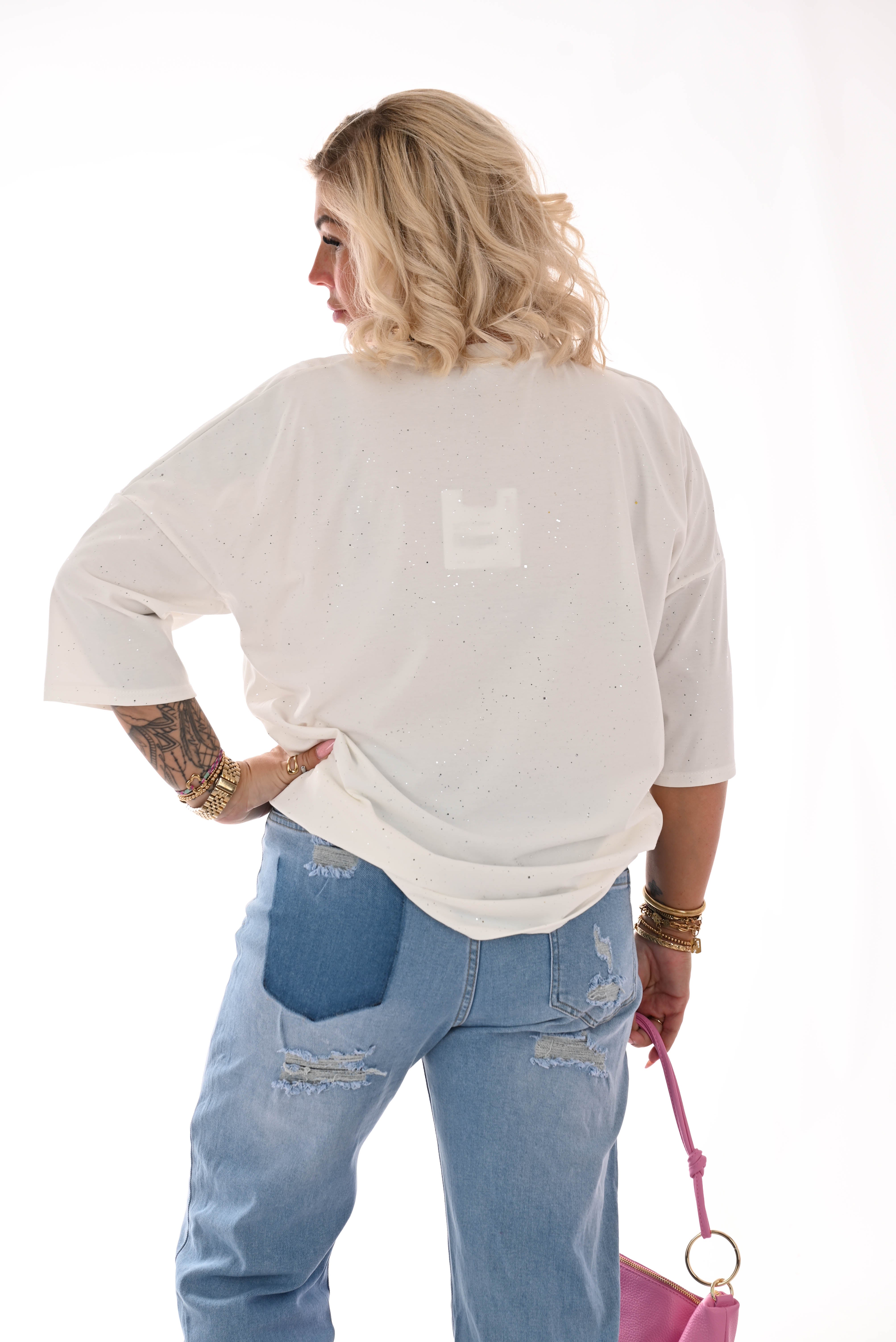 T-shirt ciao bella glitter roomwit