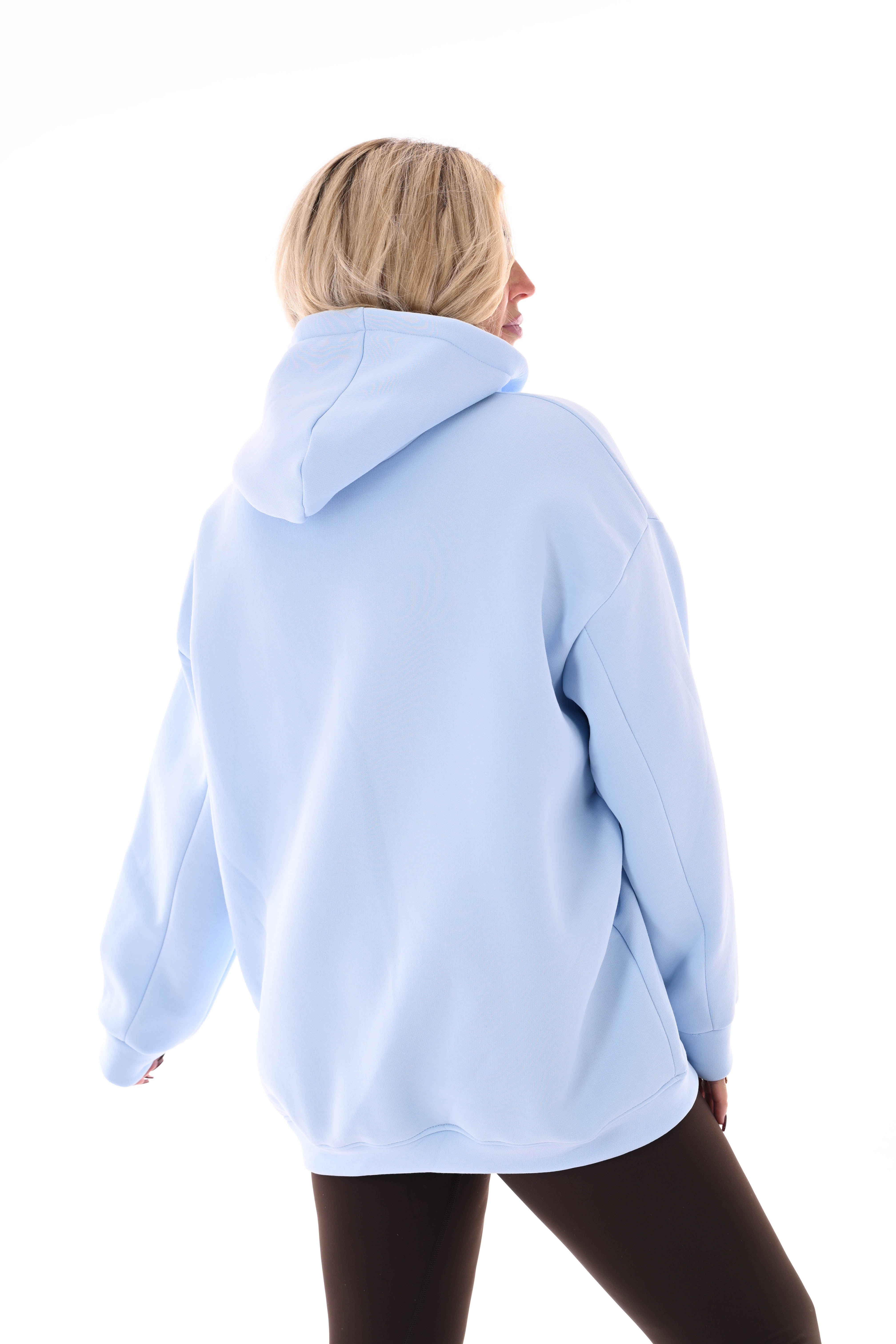 Hoodie Studio Club lichtblauw