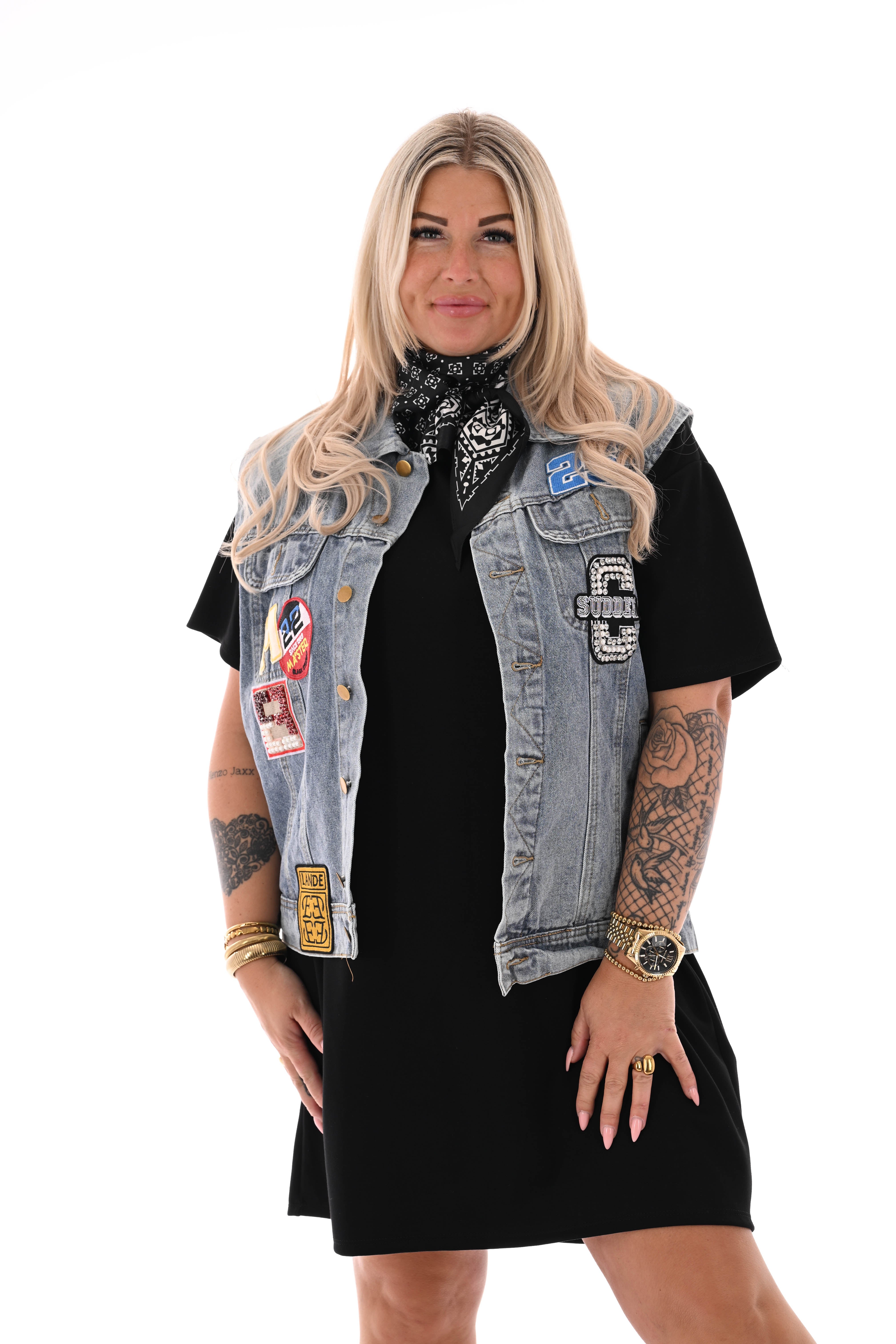 Gilet emblemen lichtblauw