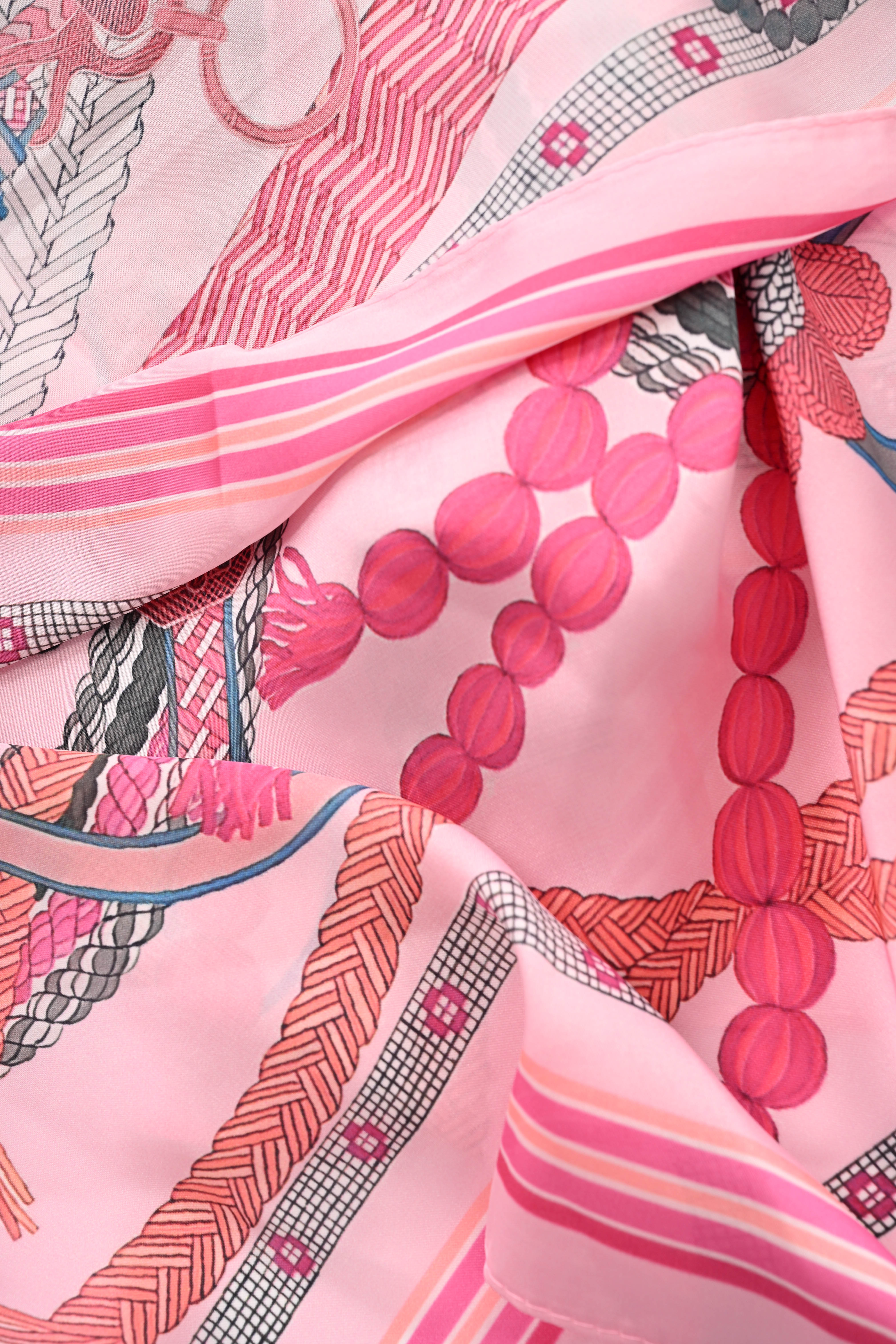 Kort sjaaltje kettingen roze