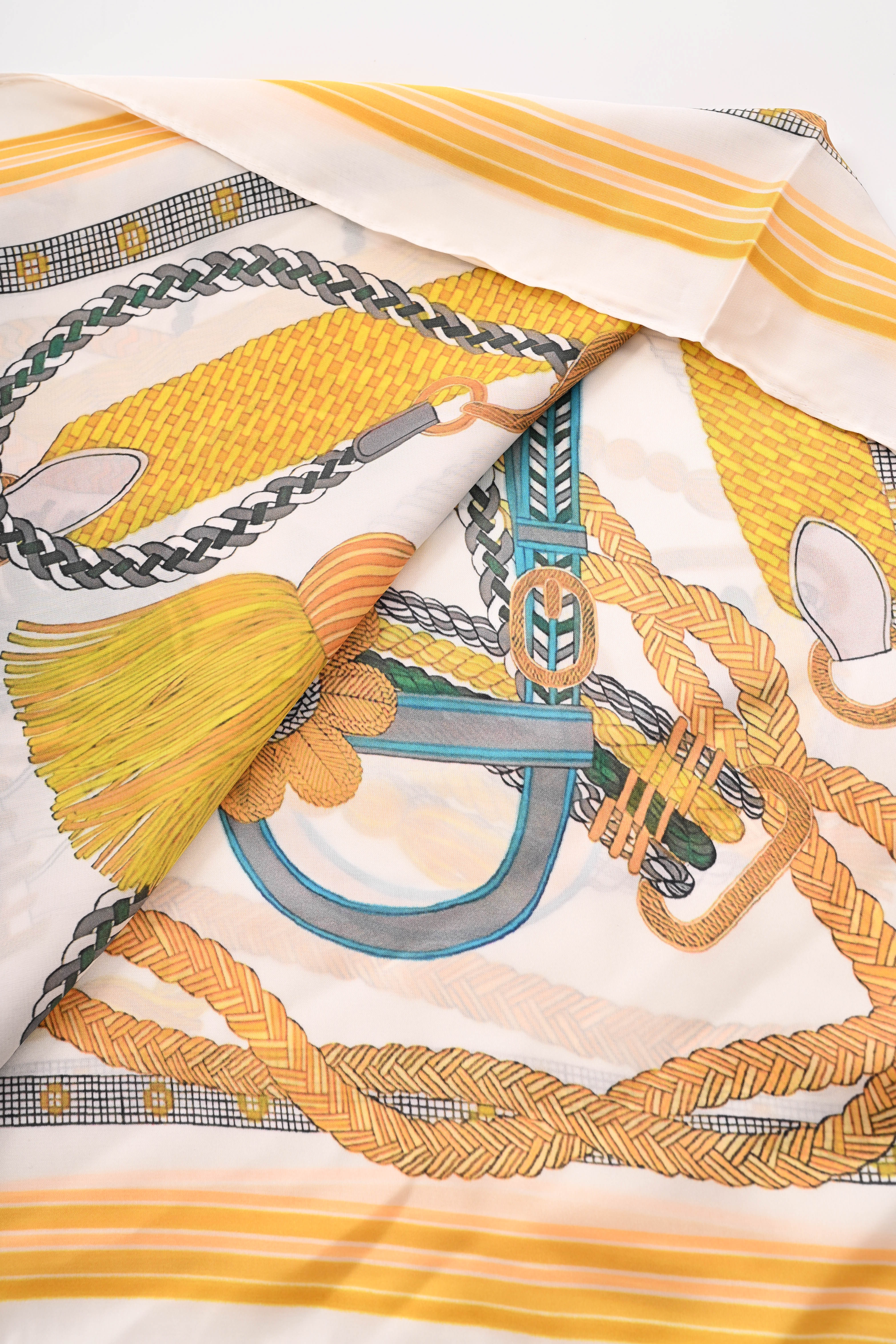 Kort sjaaltje kettingen yellow