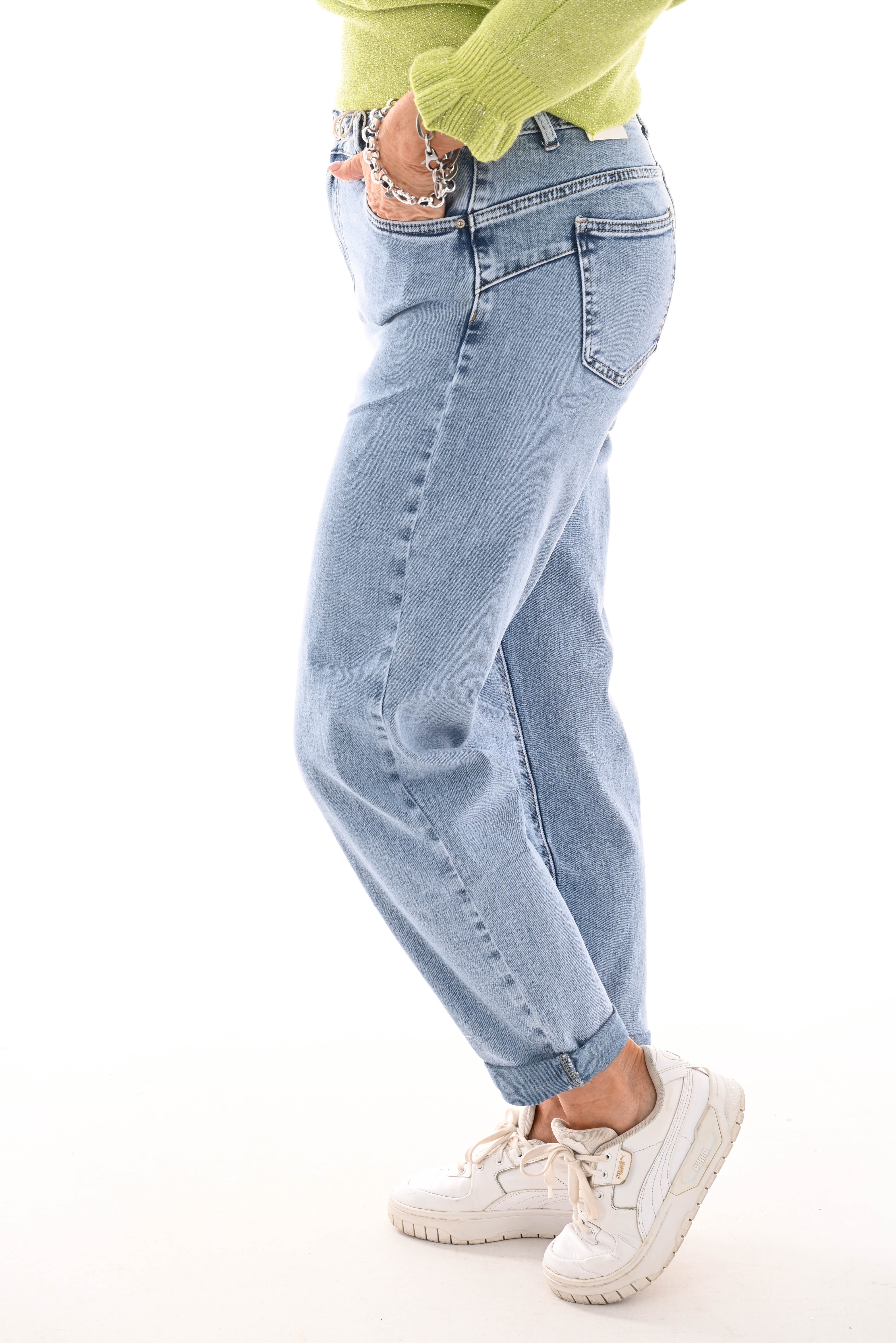 Karostar baggy middenblauw