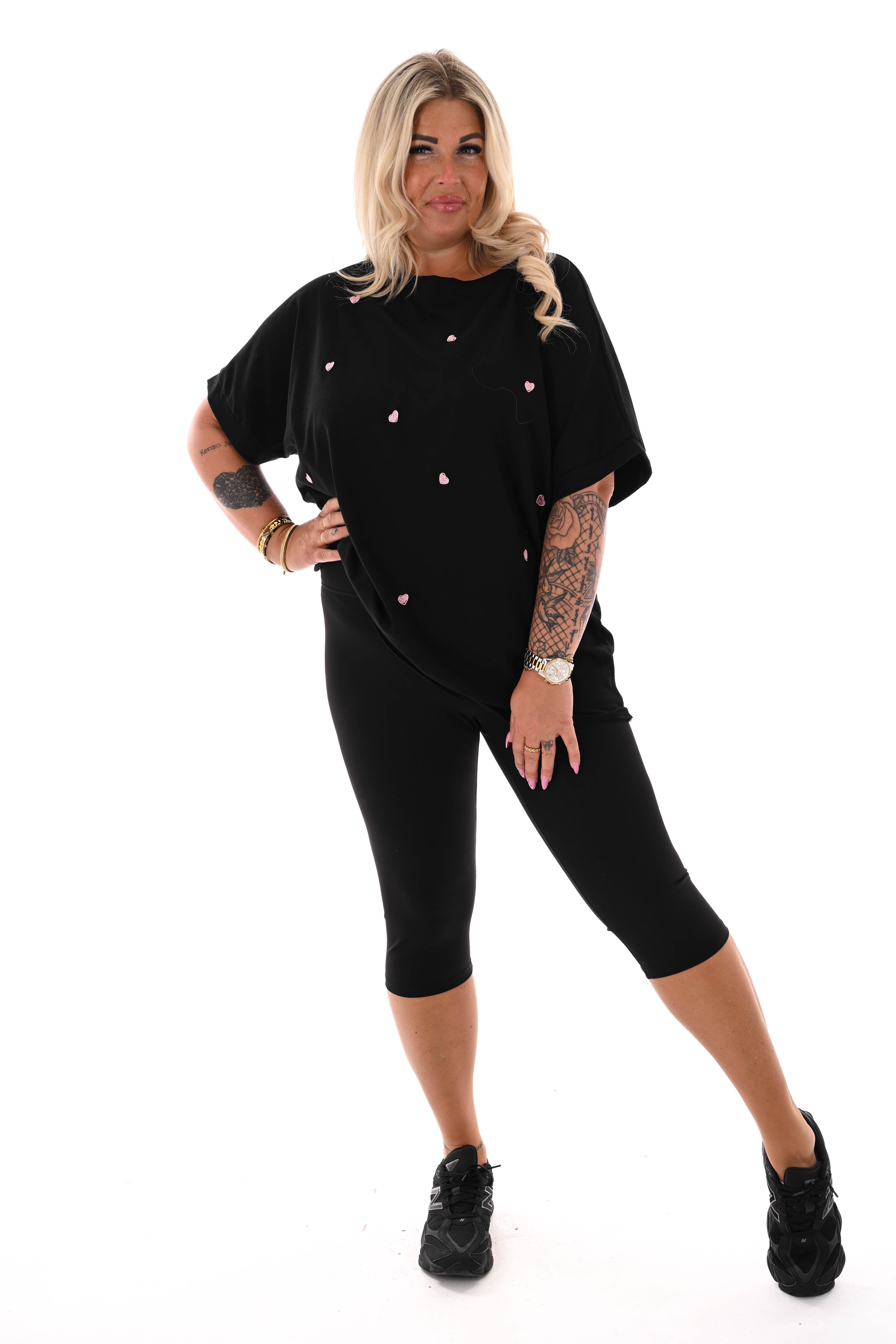 Norfy capri legging zwart