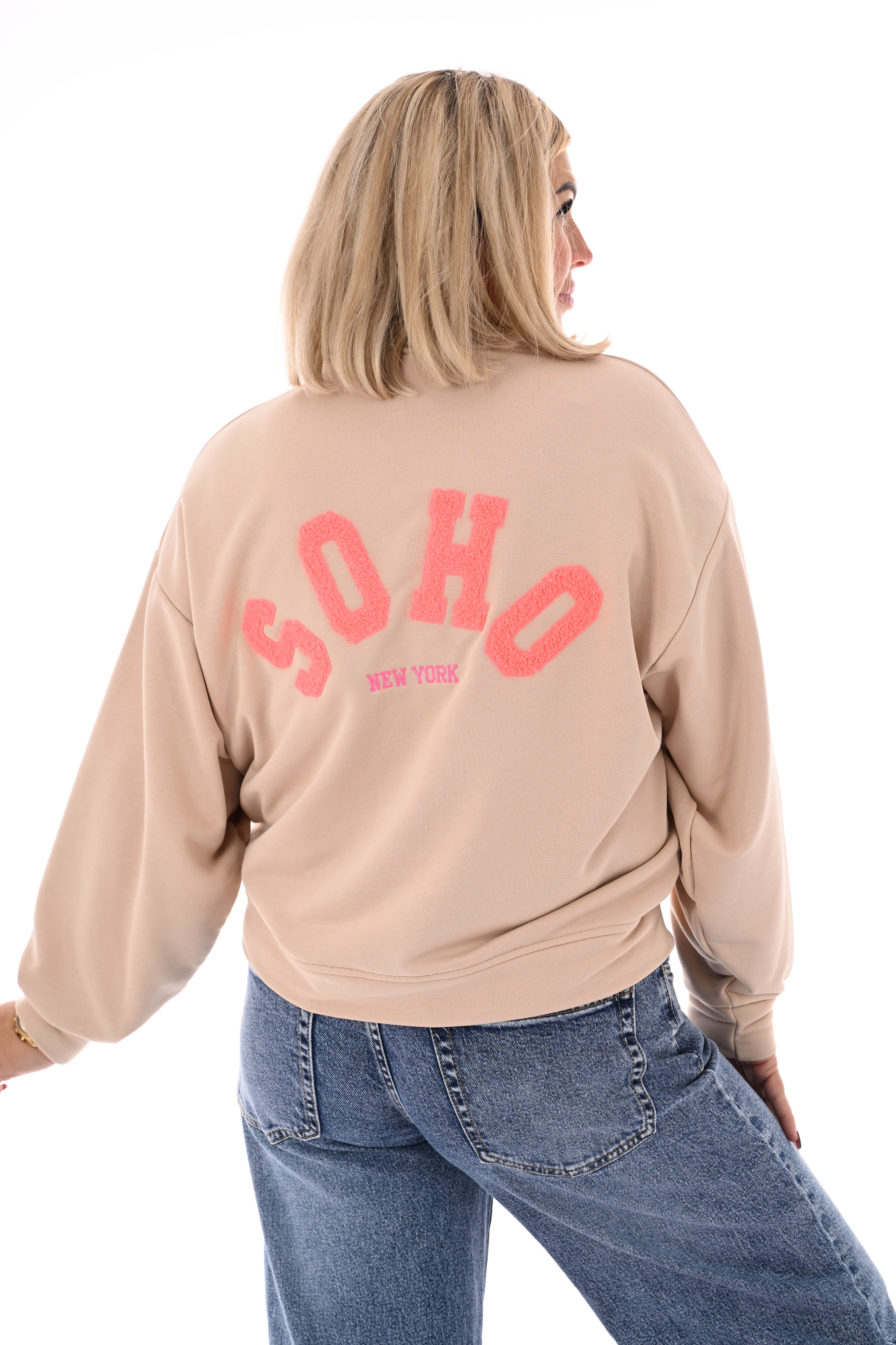 Sweater Soho uni beige