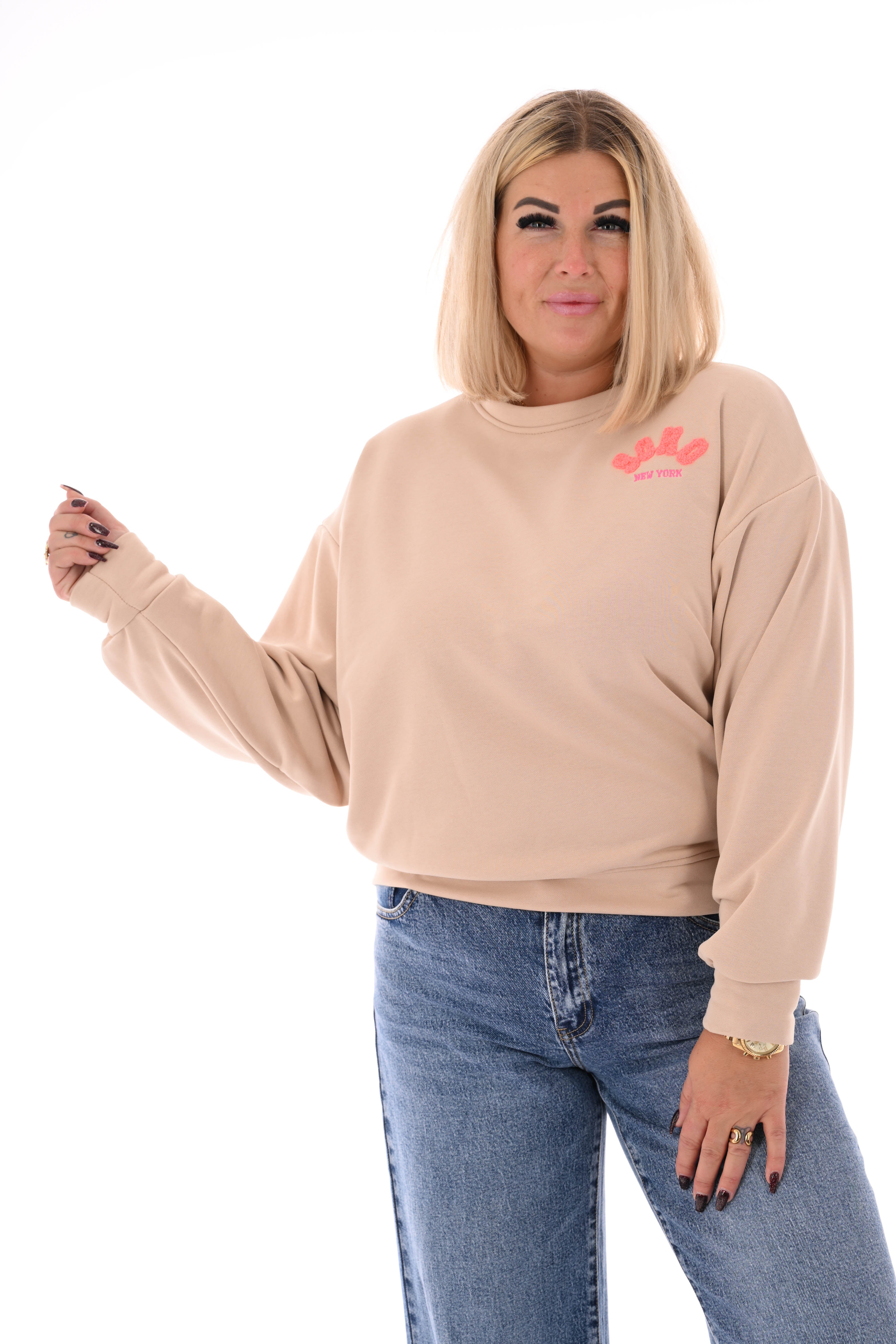 Sweater Soho uni beige