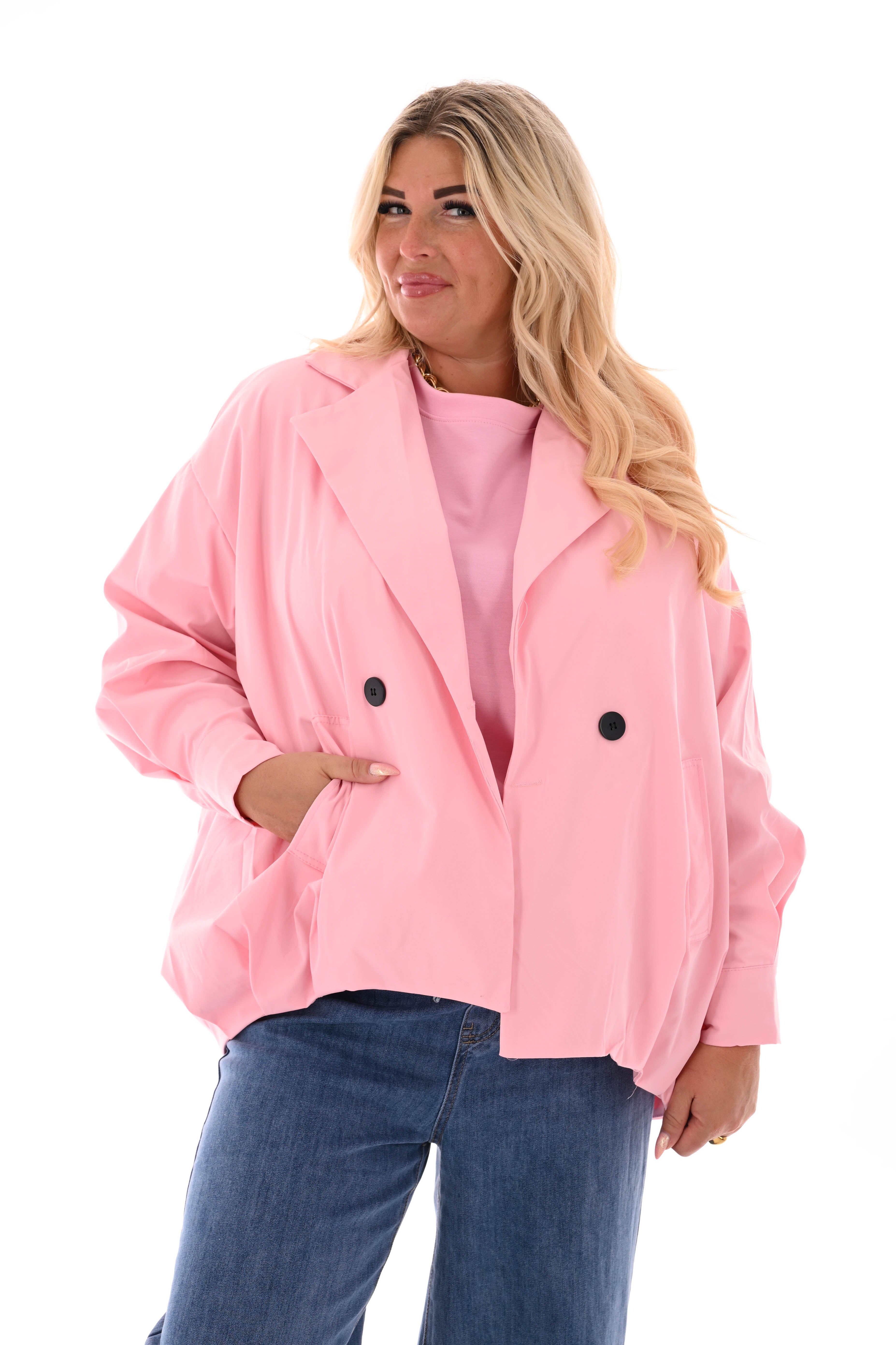 Jasje tweeknoops uni lichtroze