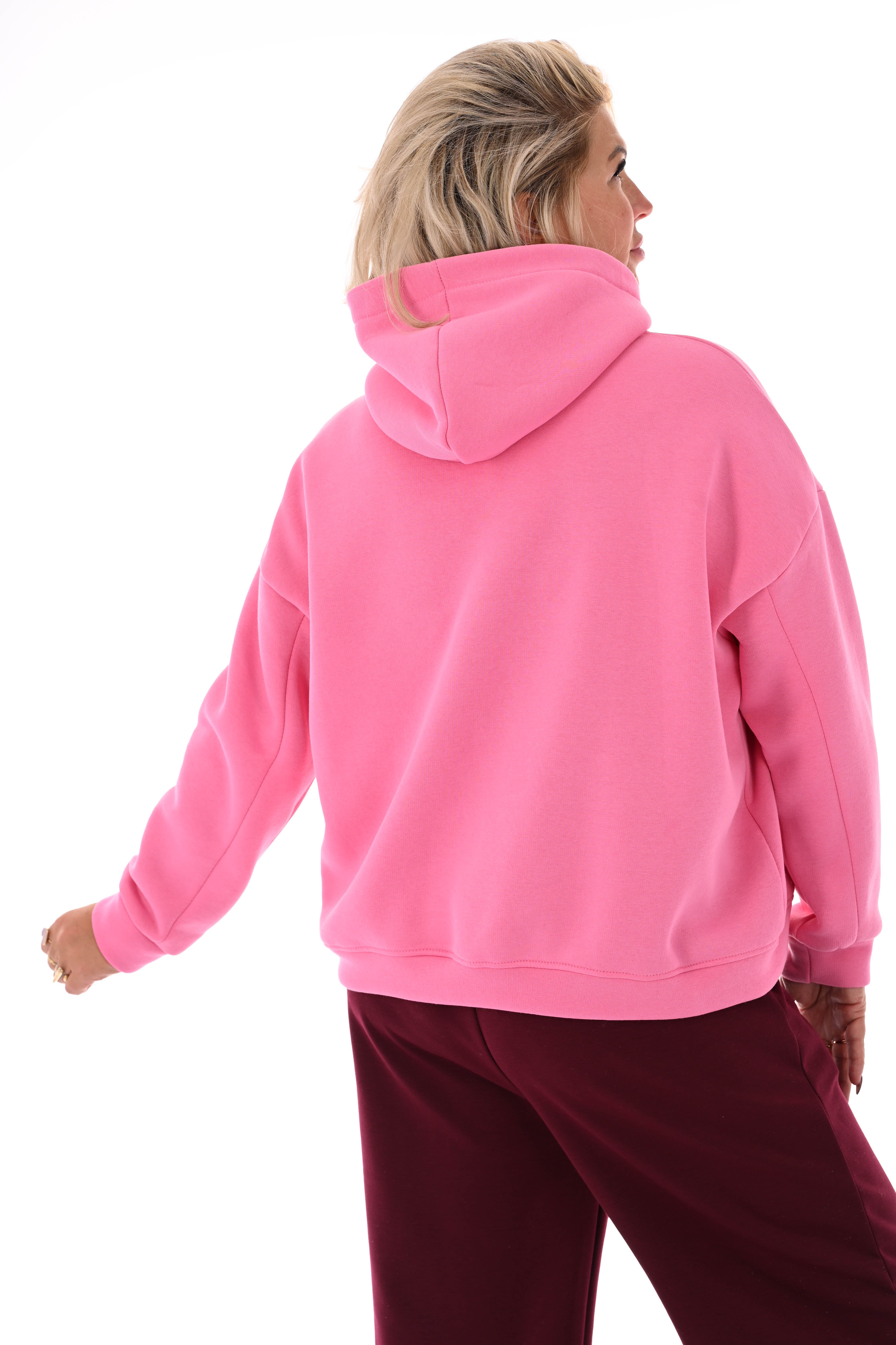 Hoodie studio club roze