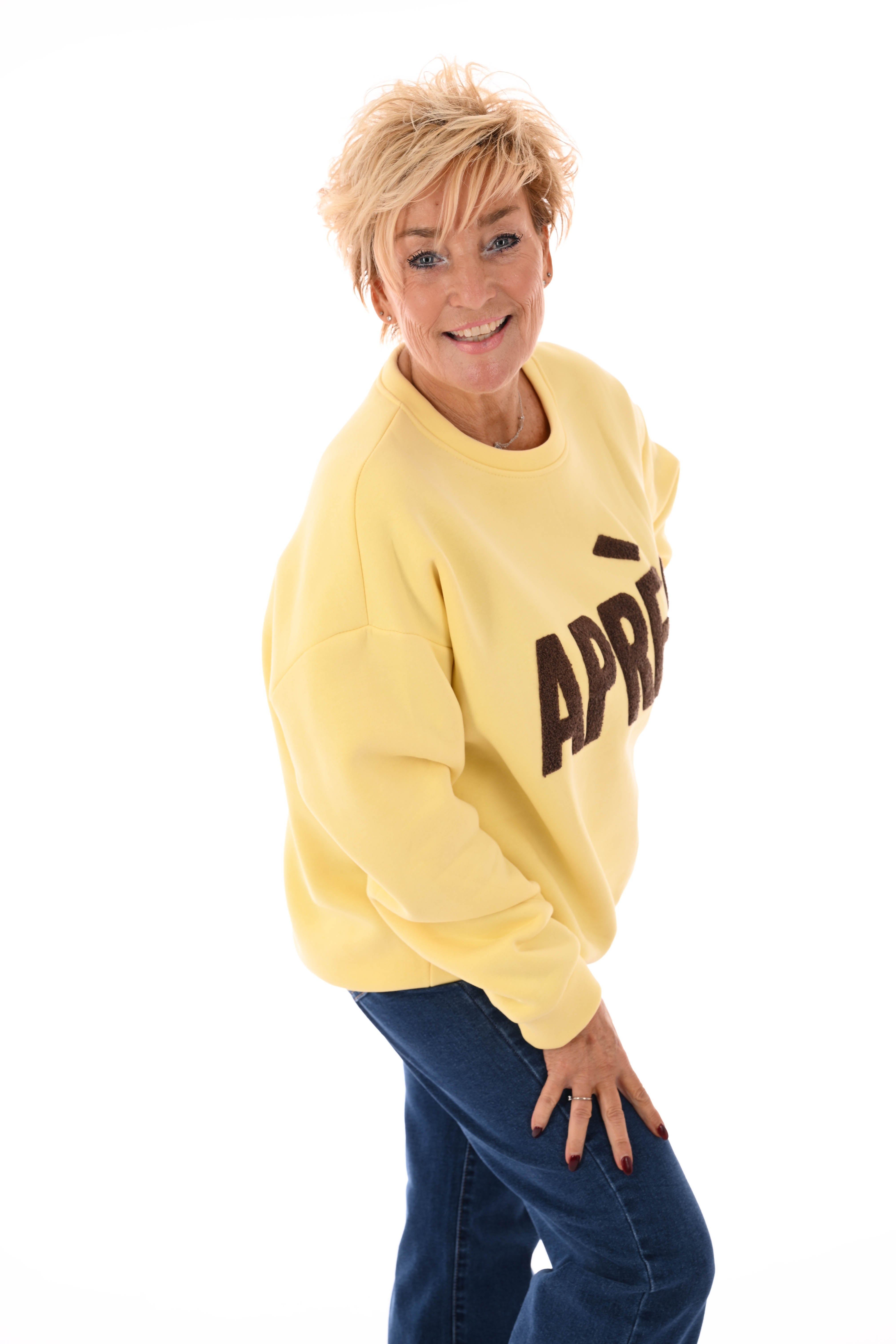 Sweater apres botergeel