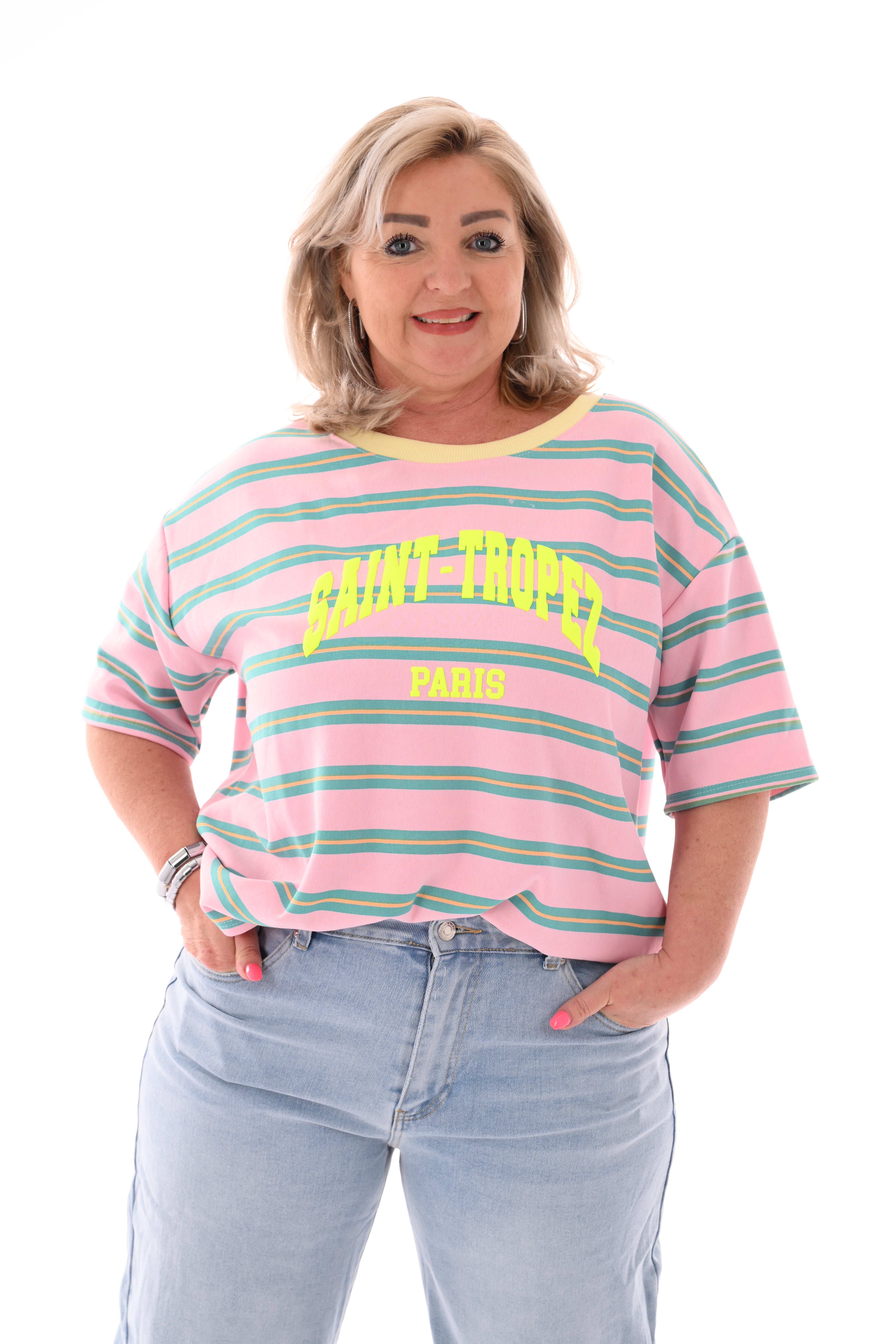 Marivy Ballon fit jeans lichtblauw