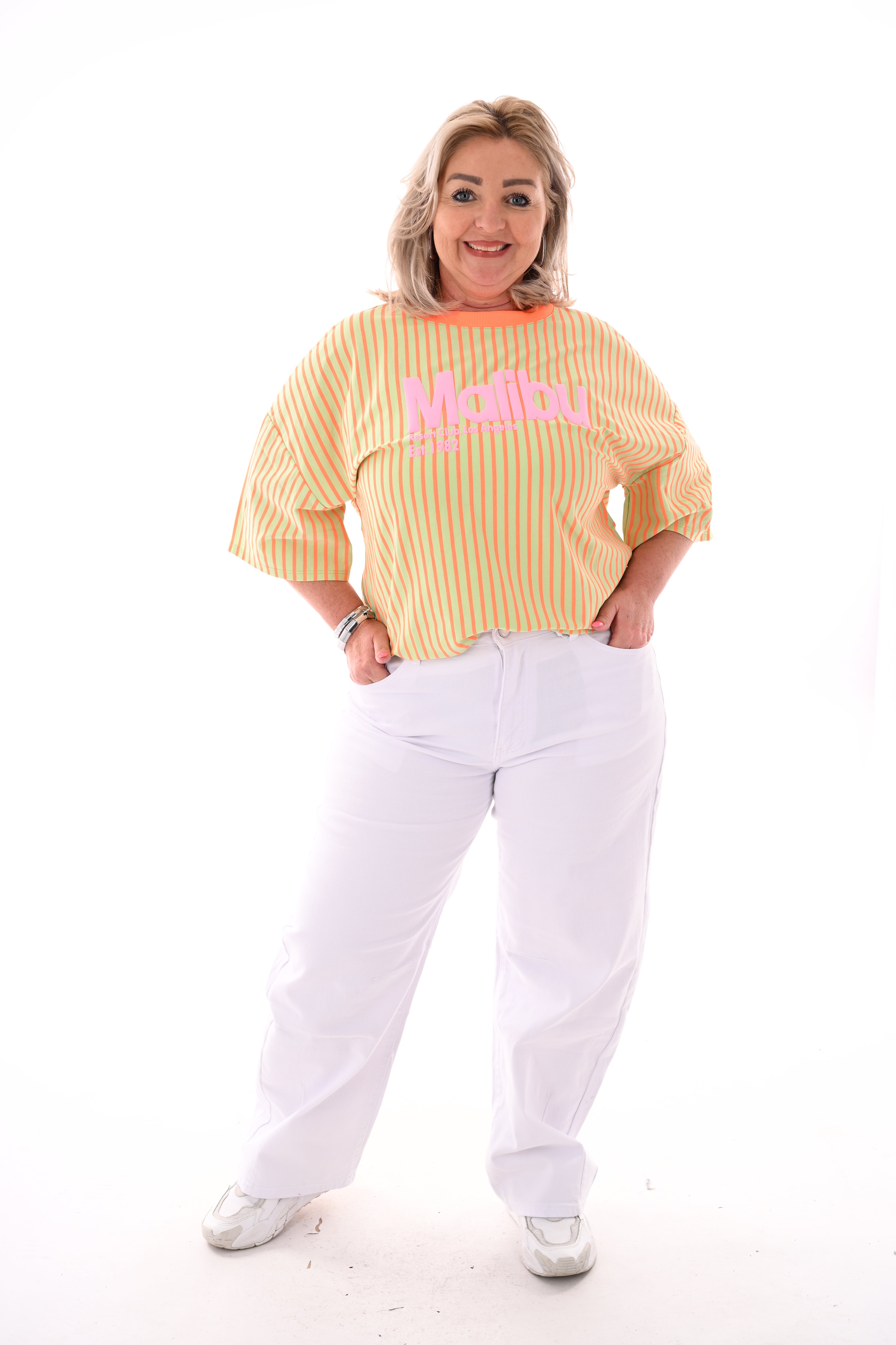 Marivy Ballon fit jeans wit