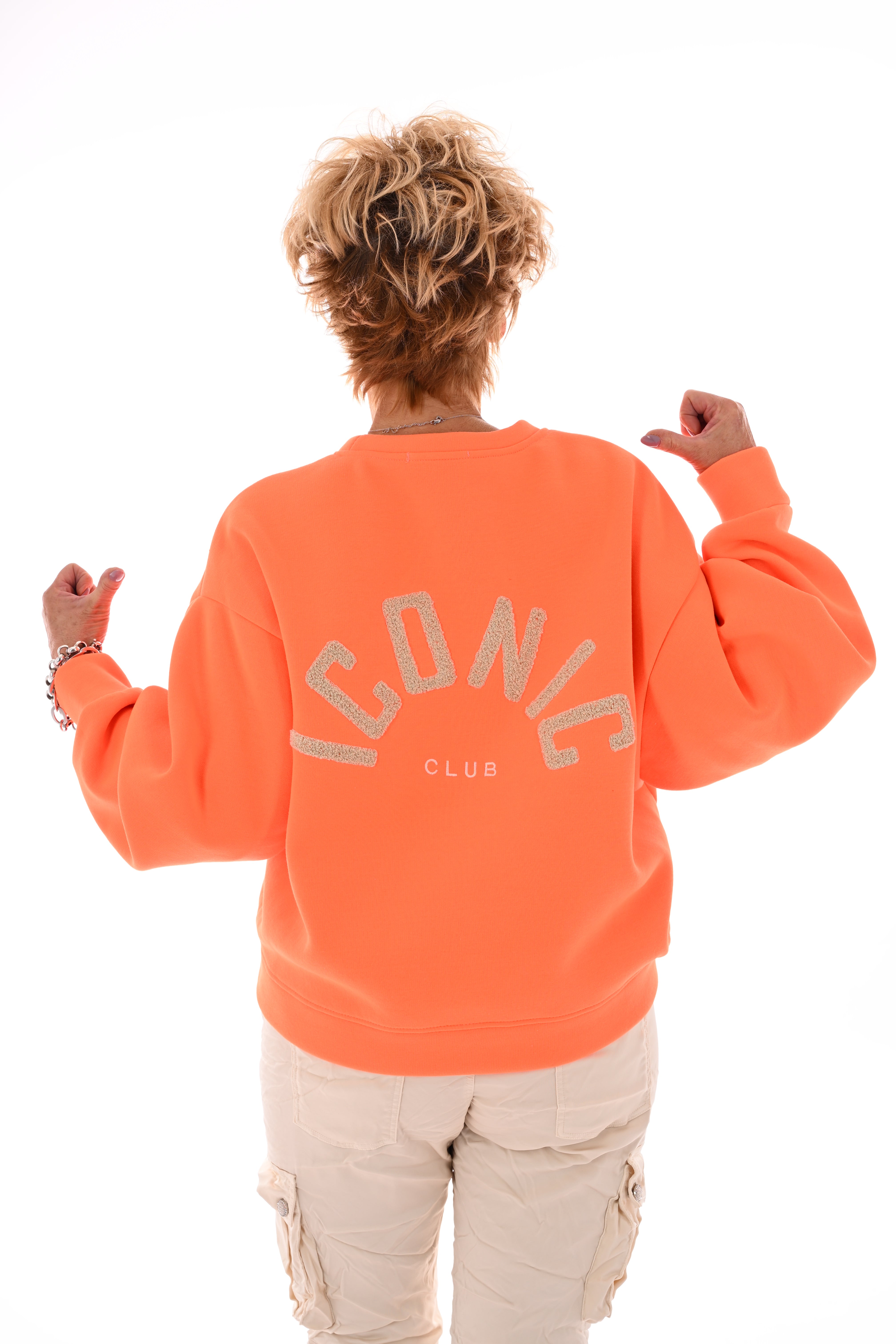 Sweater iconic club feloranje