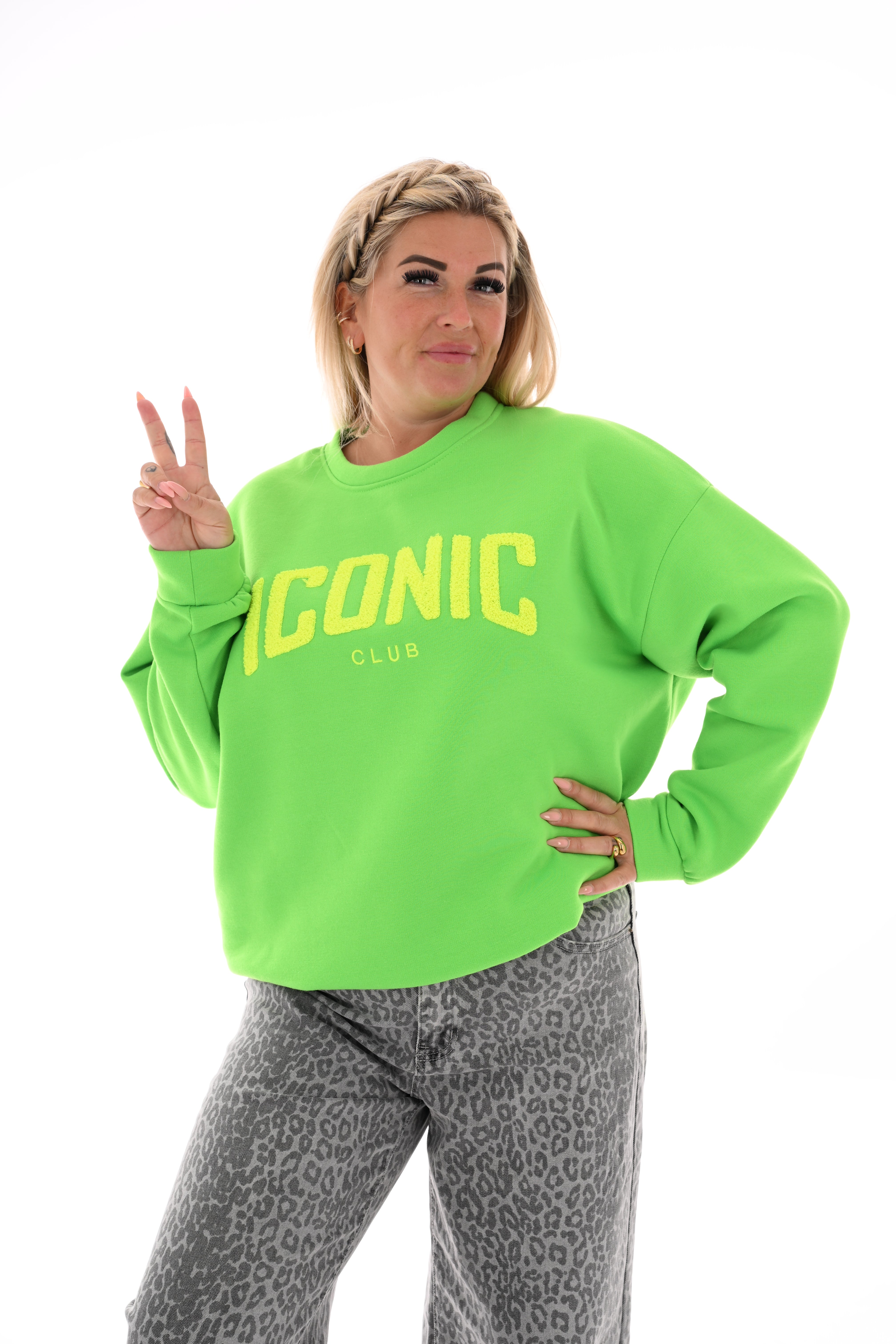 Sweater Iconic groen