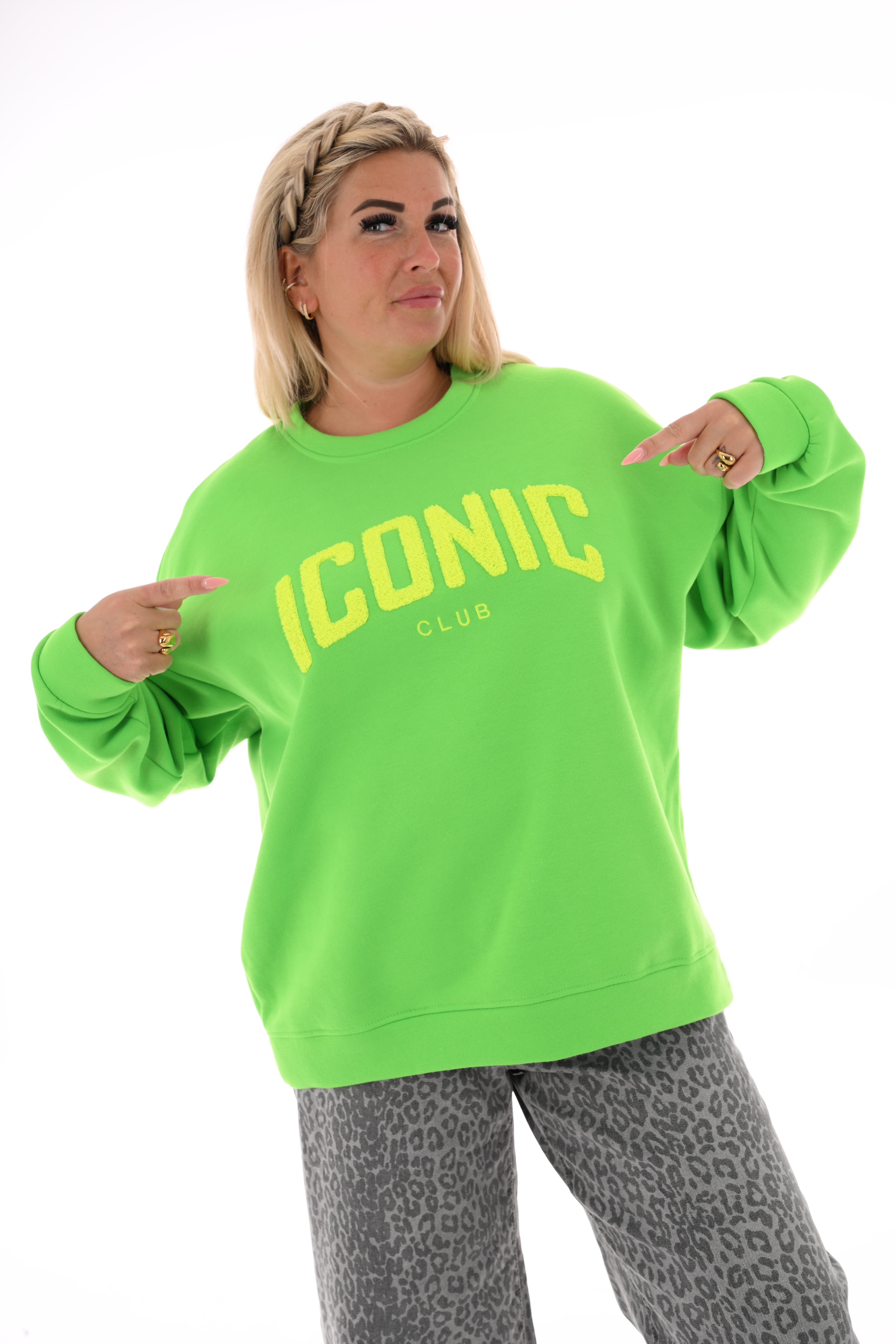 Sweater Iconic groen