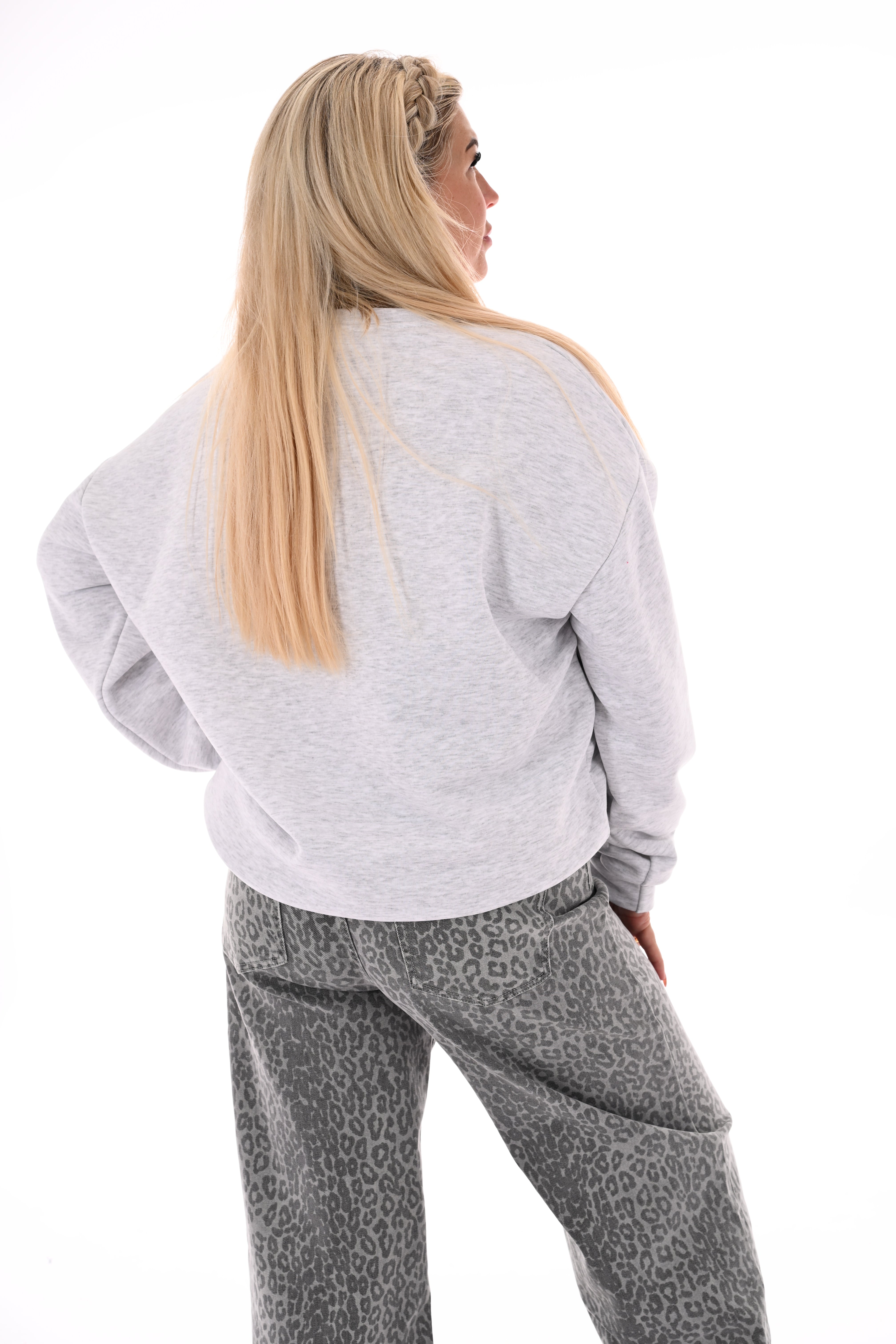 Sweater Iconic lichtgrijs