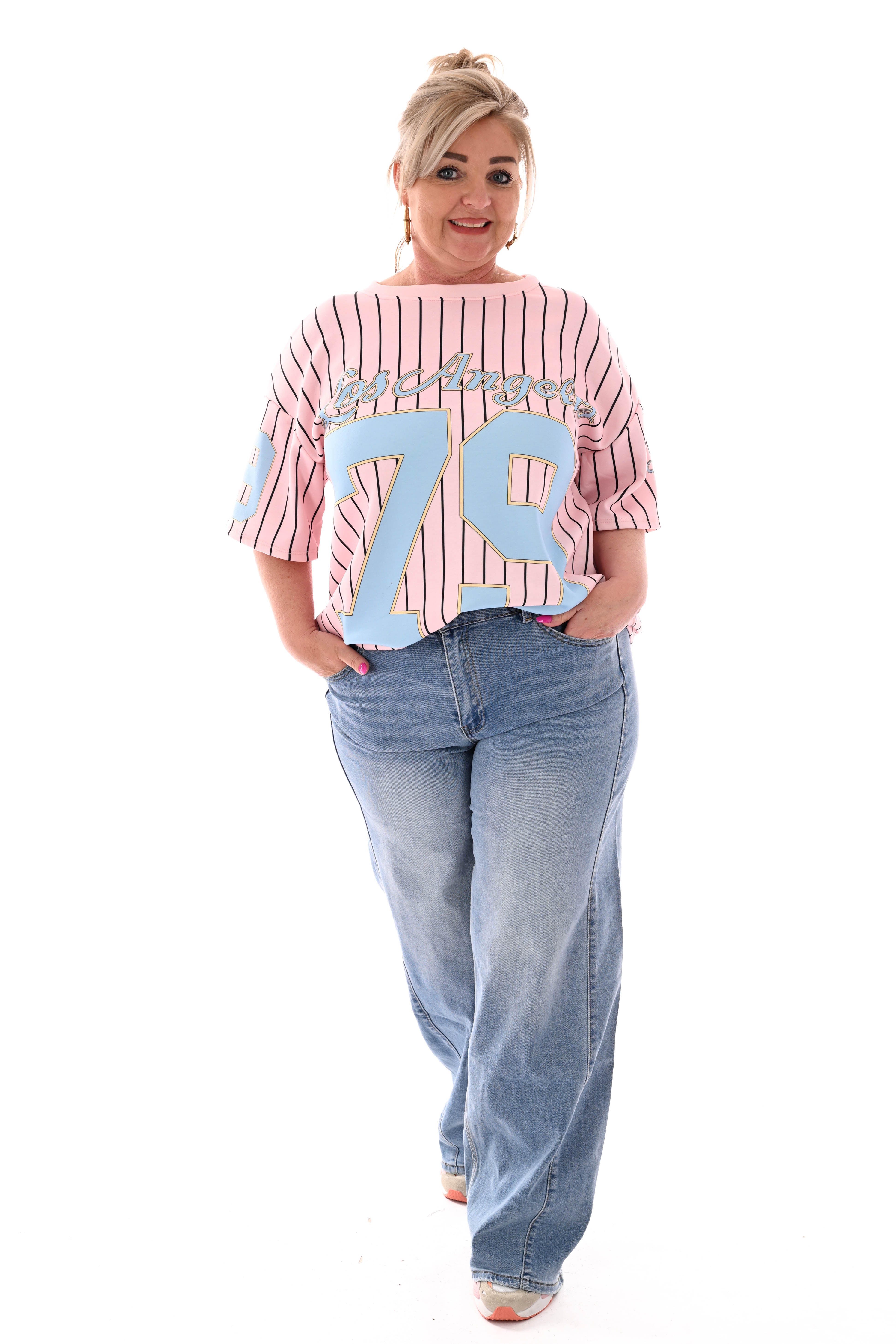 Laulia baggy ballon jeans blauw