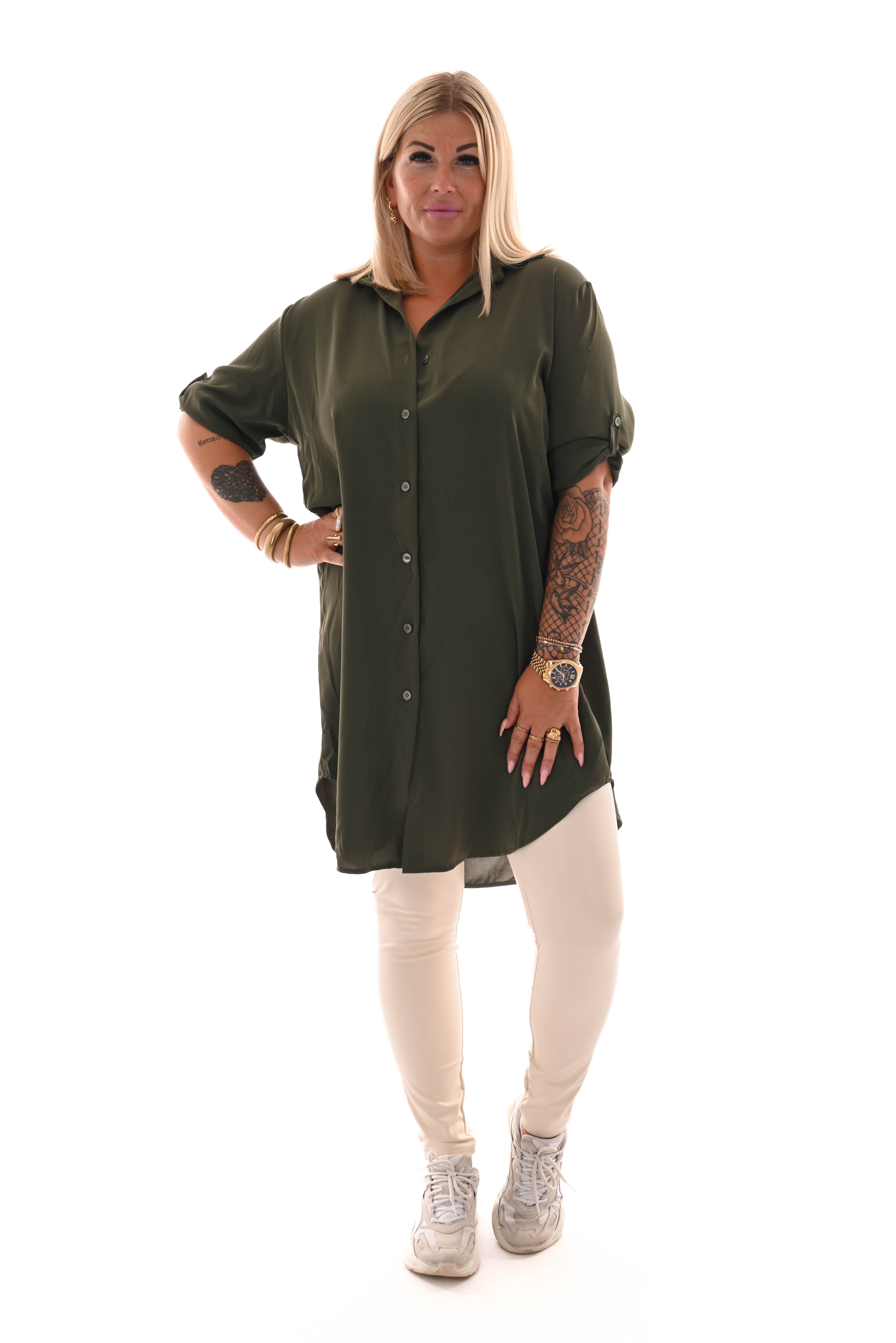 Norfy leather look legging roomwit