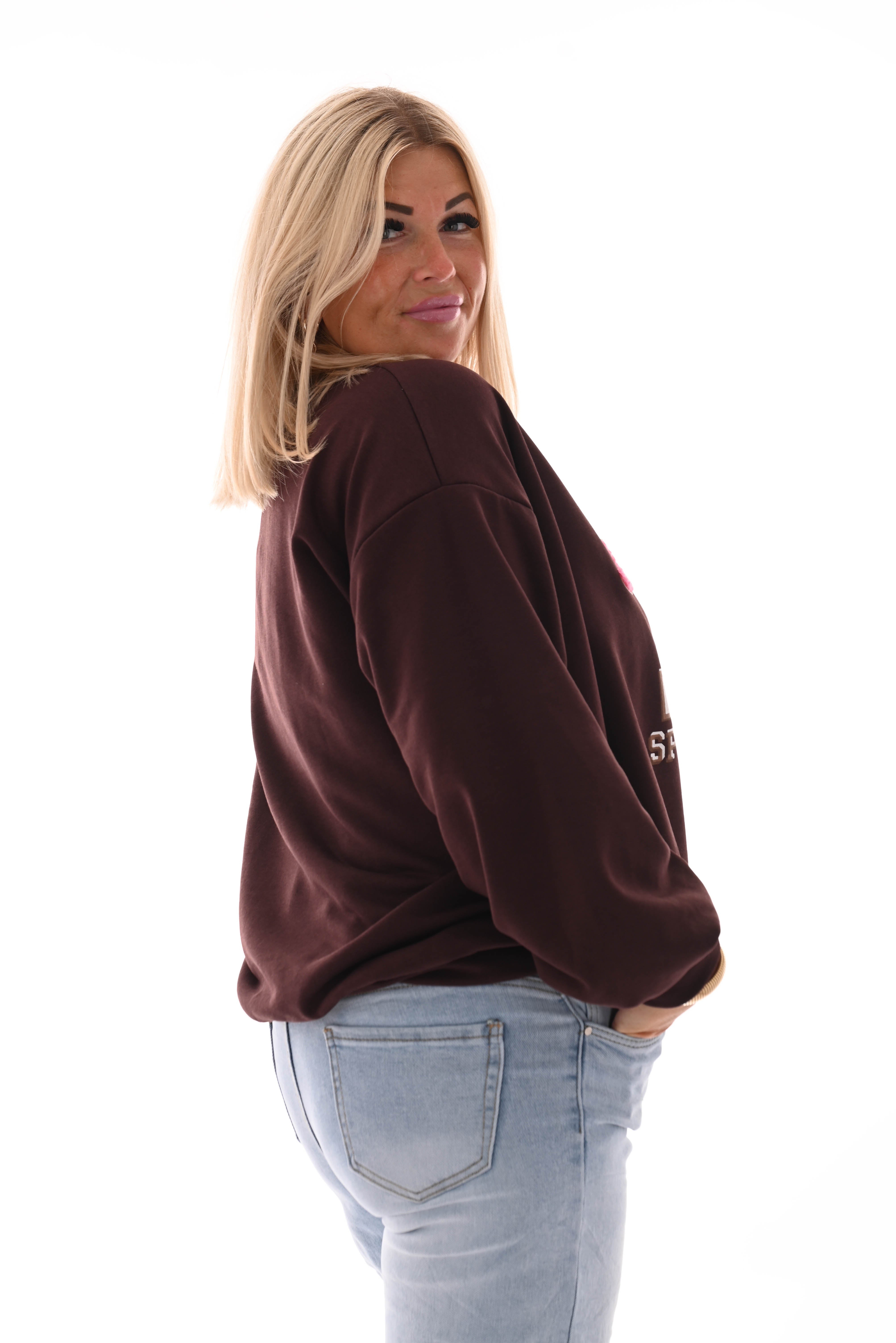 Sweater Arizona donkerbruin