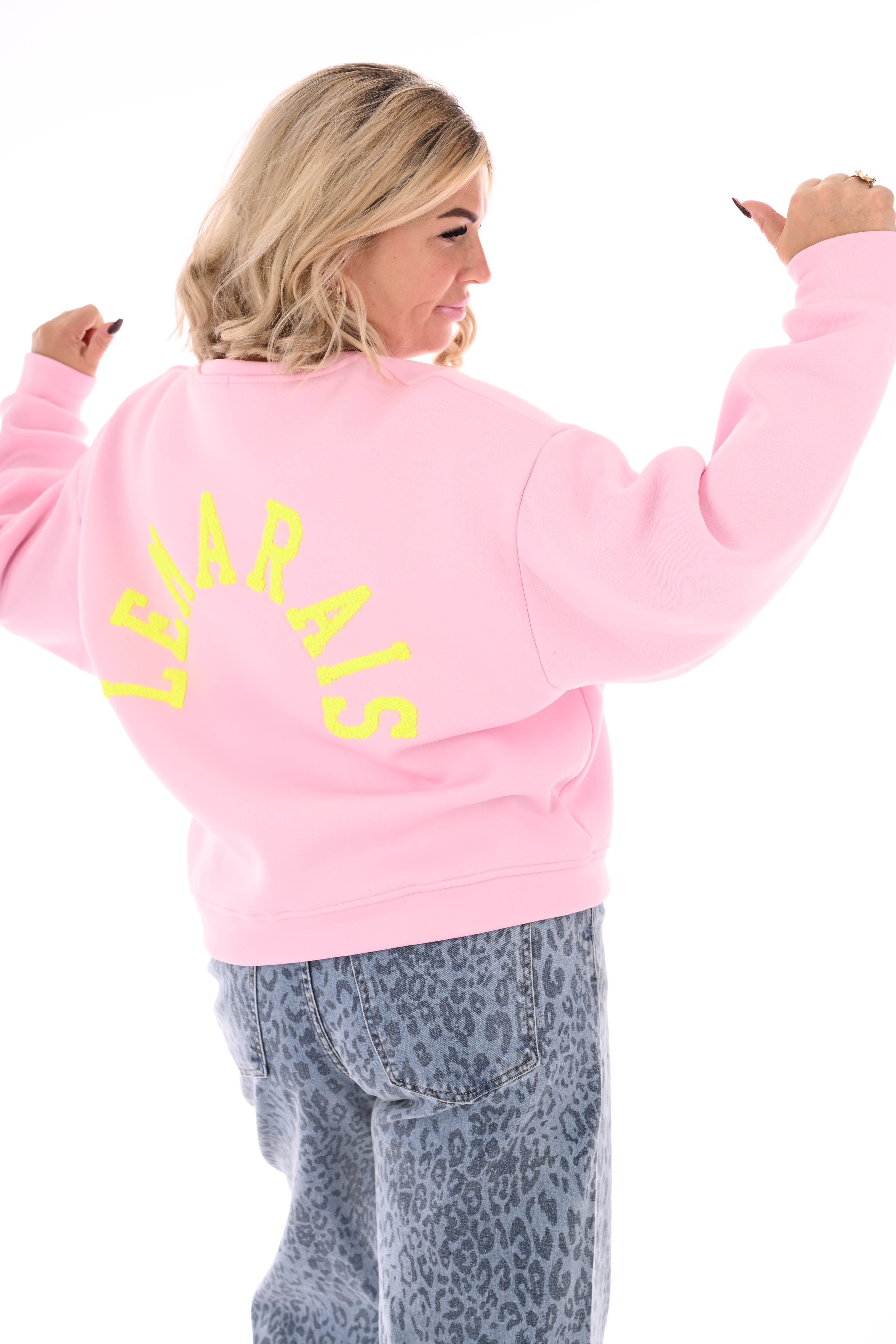 Sweater Le Marais uni lichtroze