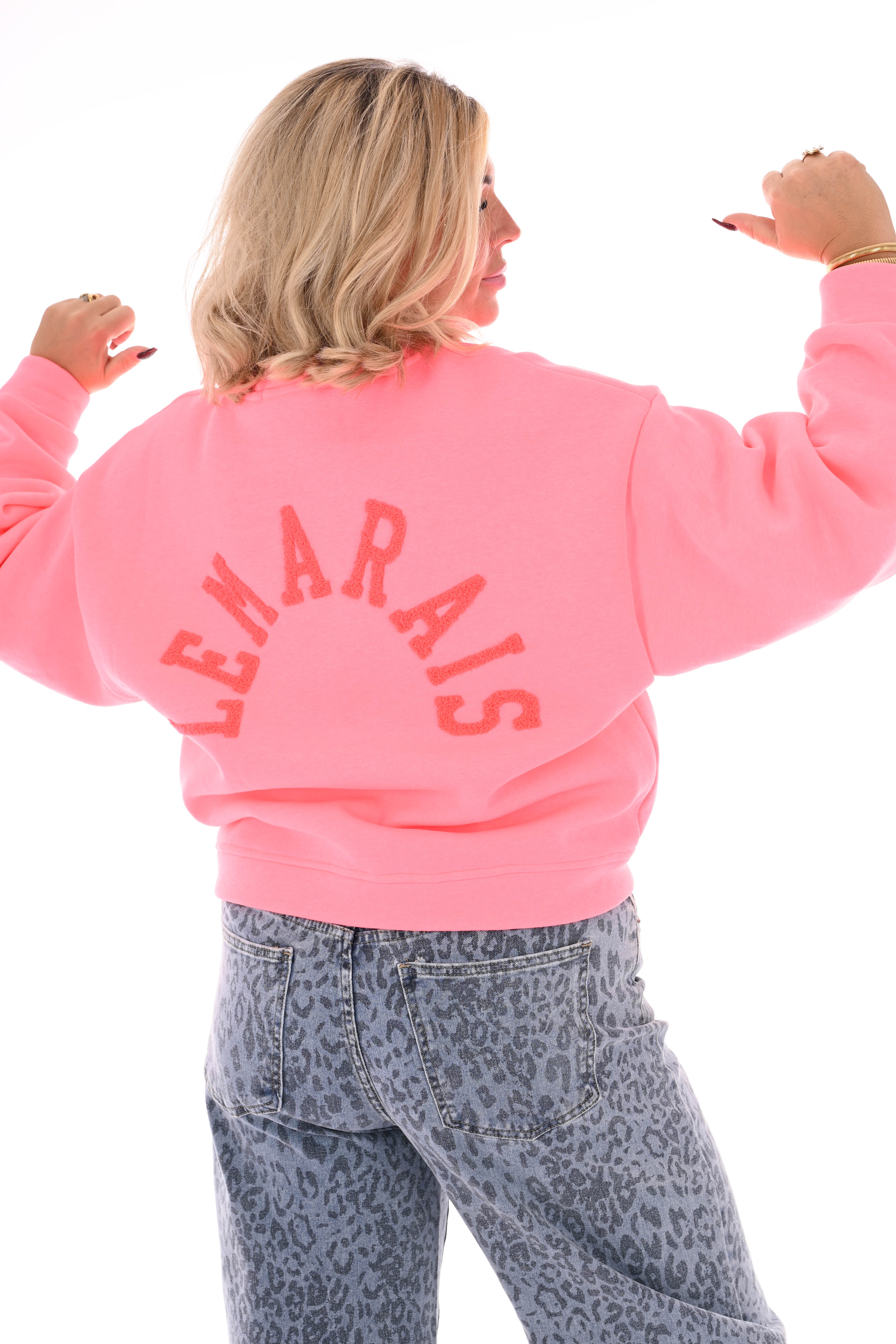 Sweater Le Marais uni roze