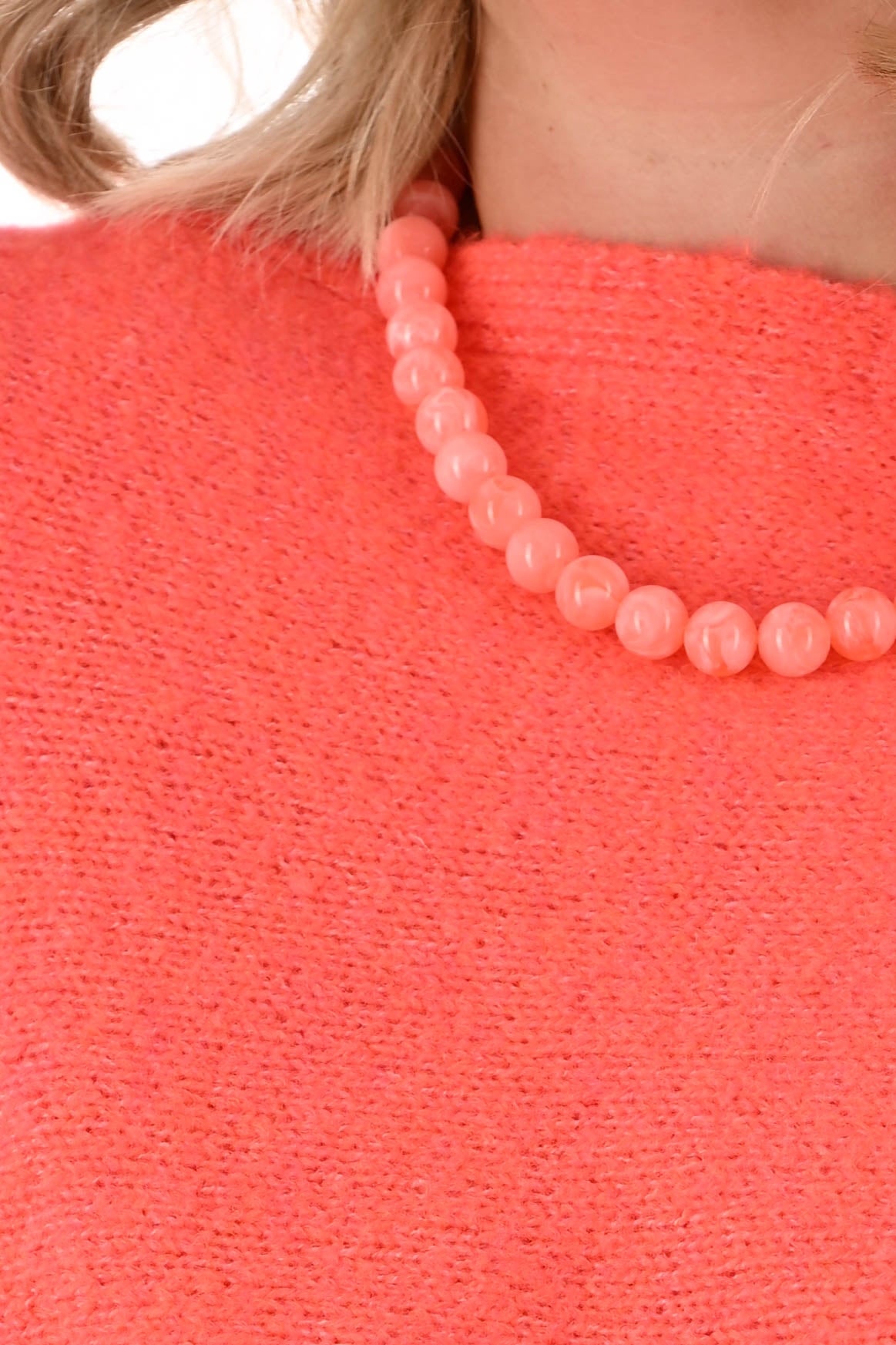 Ketting kralen oranje