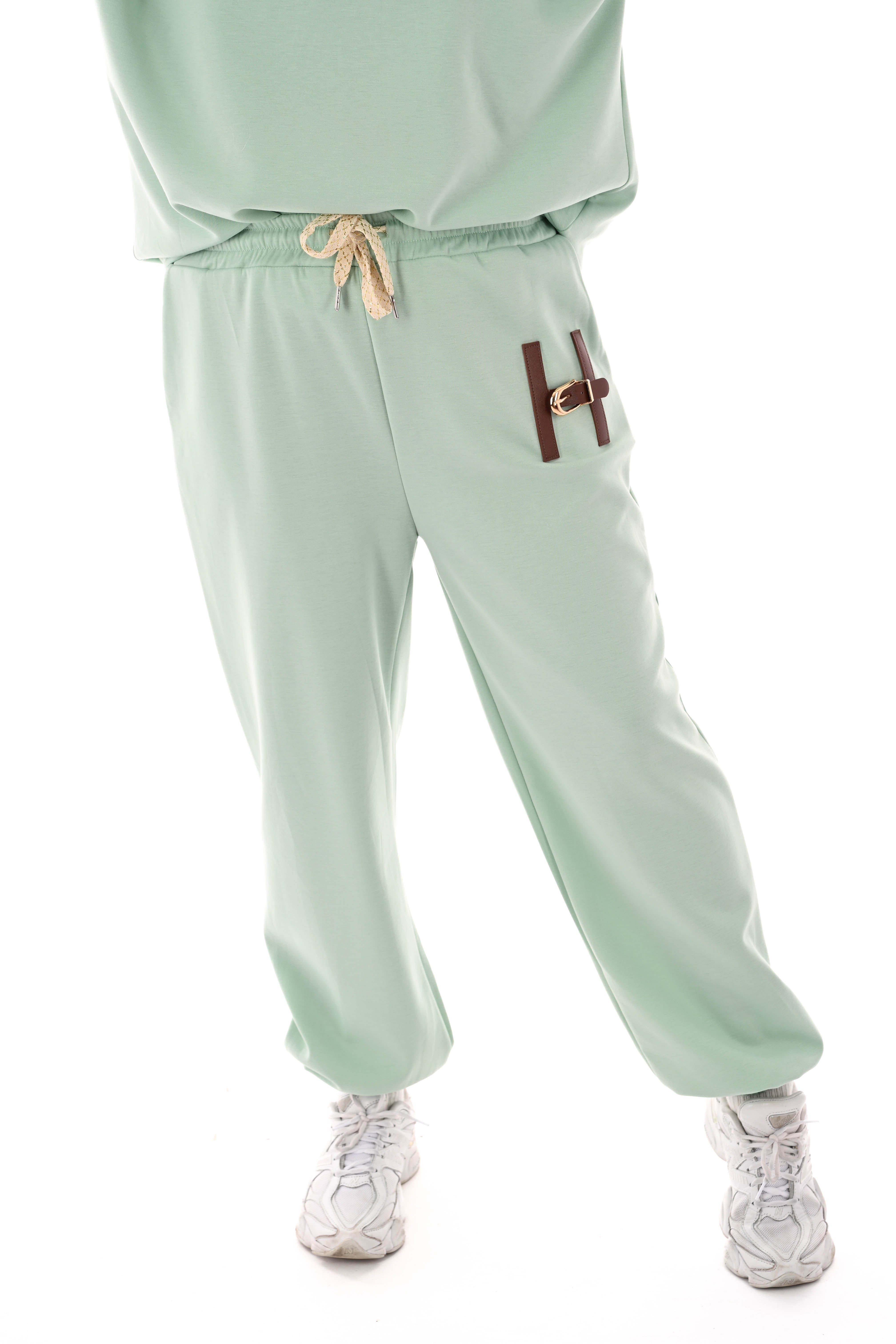 Tweedelig joggingspak H lichtgroen